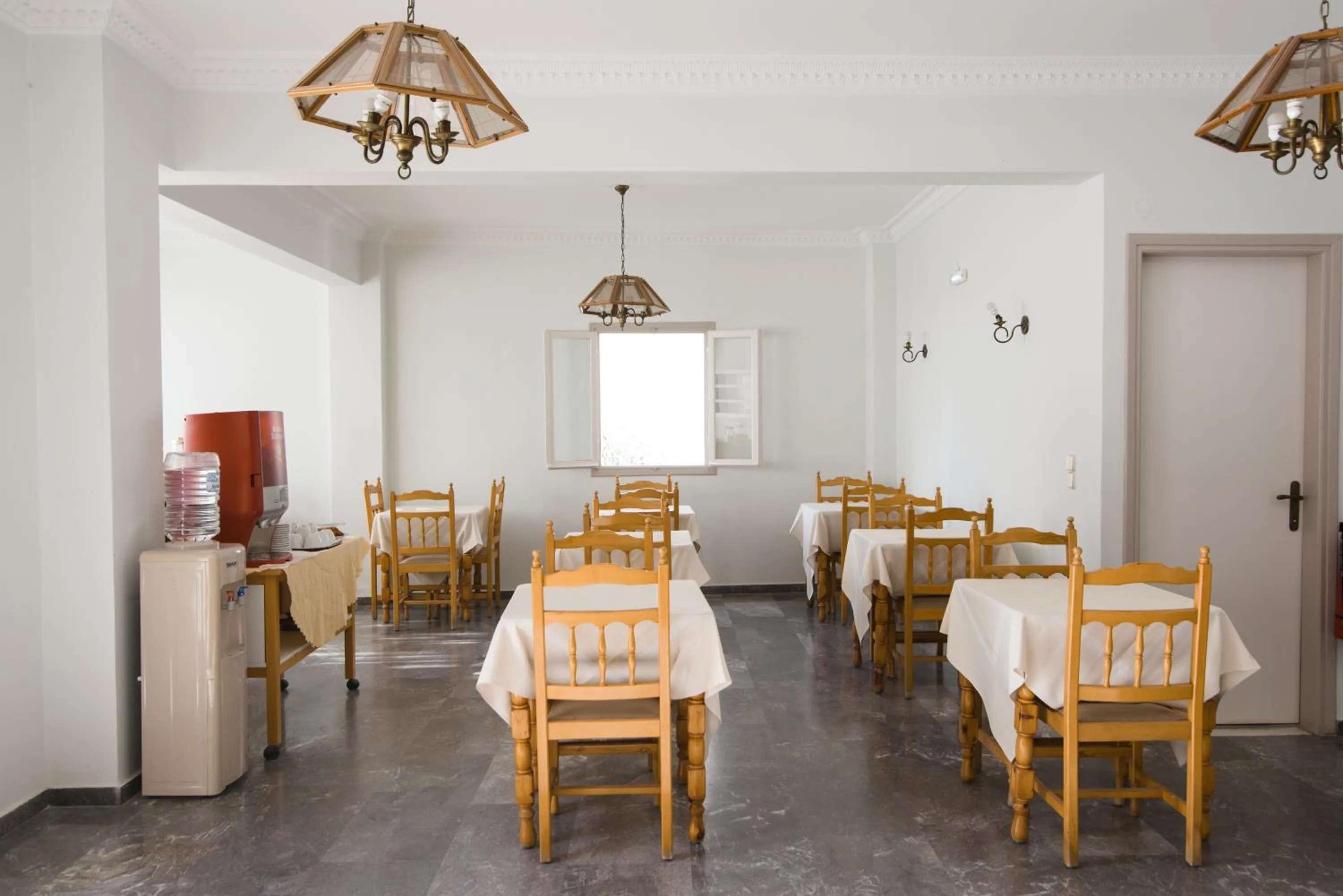 Continental breakfast in Kamari Blue Boutique Hotel