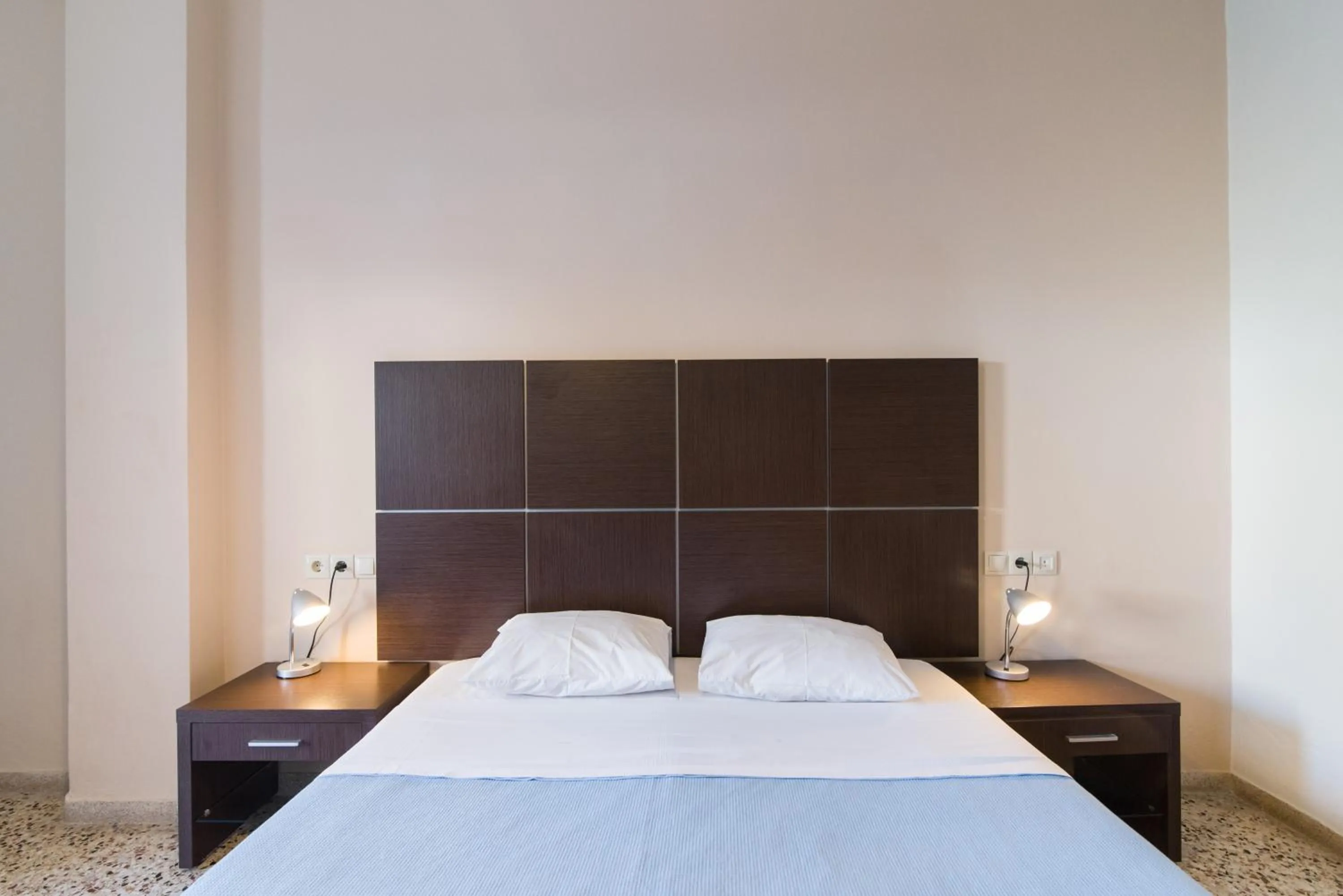 Photo of the whole room, Bed in Kamari Blue Boutique Hotel