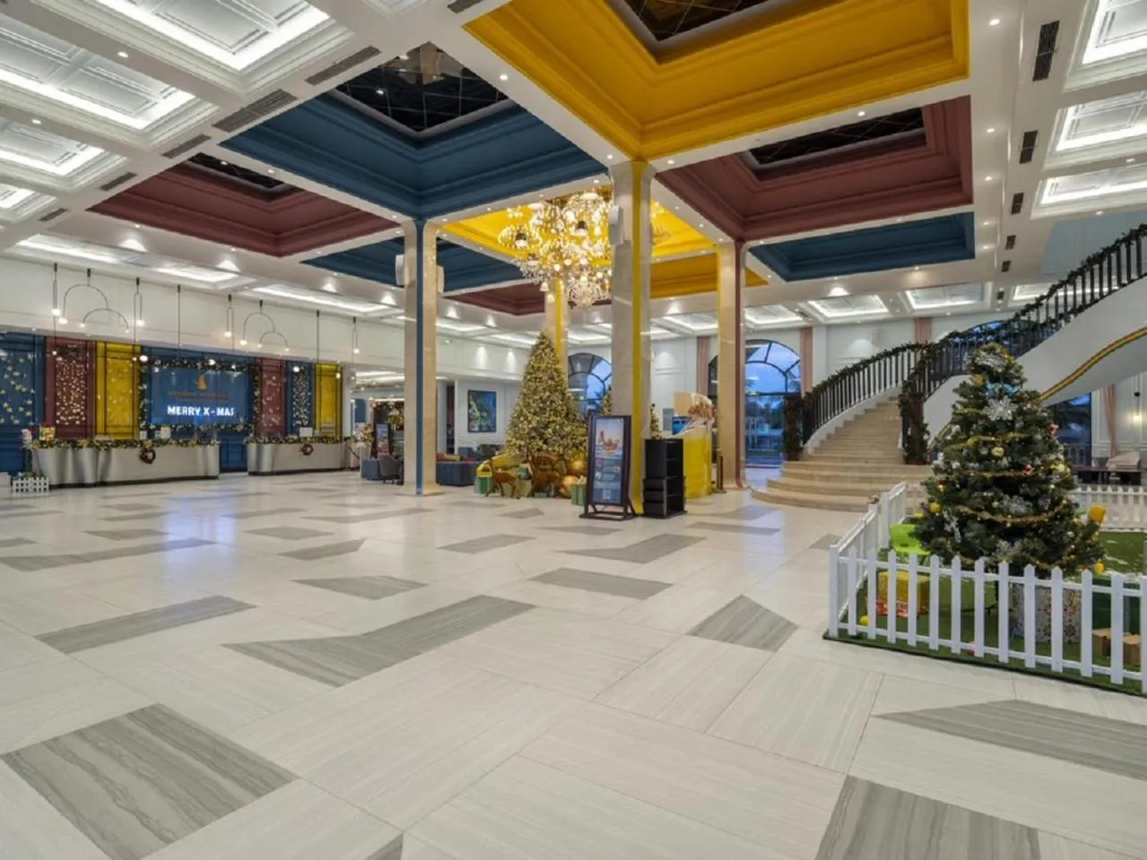 Lobby or reception in Vinpearl Wonderworld Phu Quoc