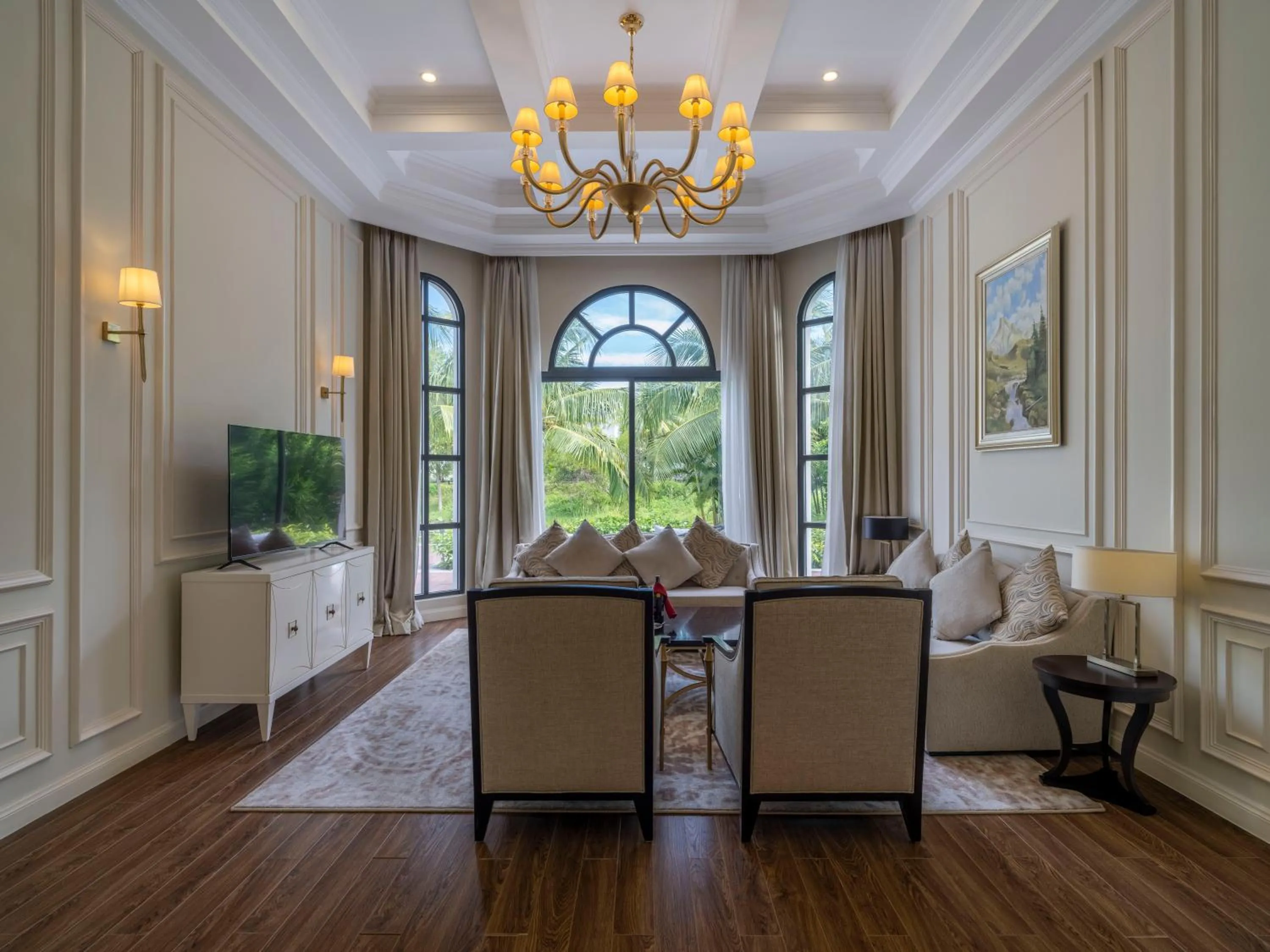 Living room in Vinpearl Wonderworld Phu Quoc