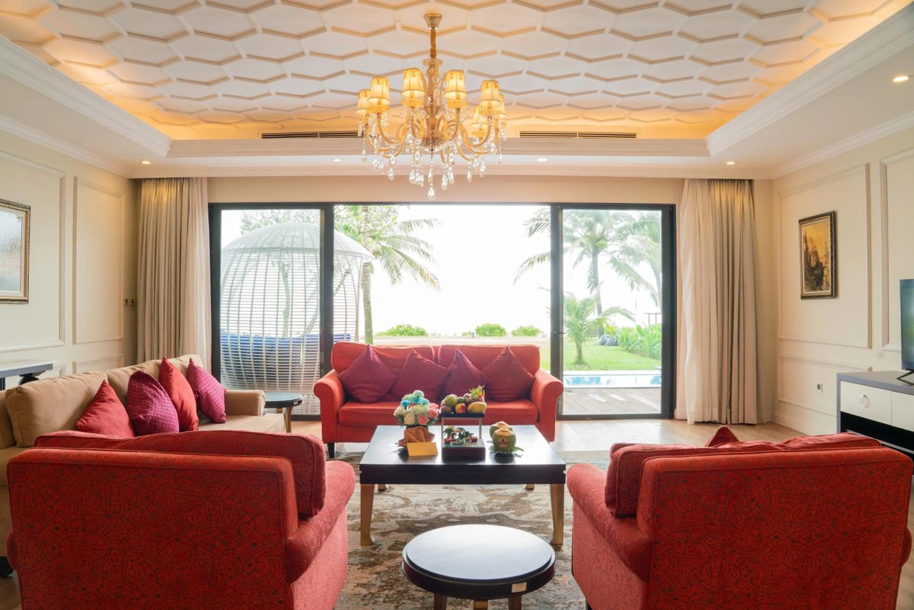 Living room in Vinpearl Wonderworld Phu Quoc