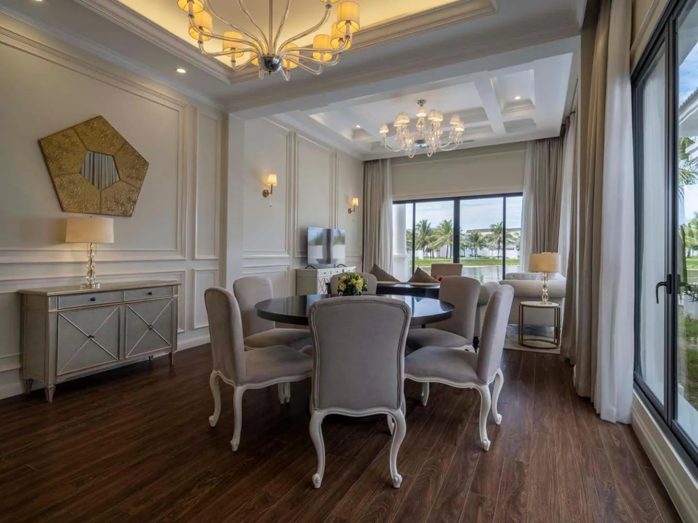 Seating area in Vinpearl Wonderworld Phu Quoc