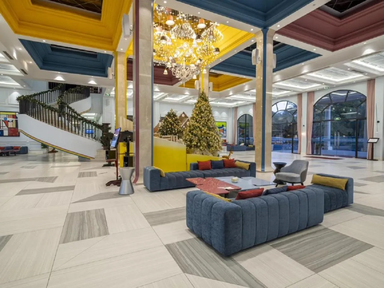 Lobby or reception in Vinpearl Wonderworld Phu Quoc