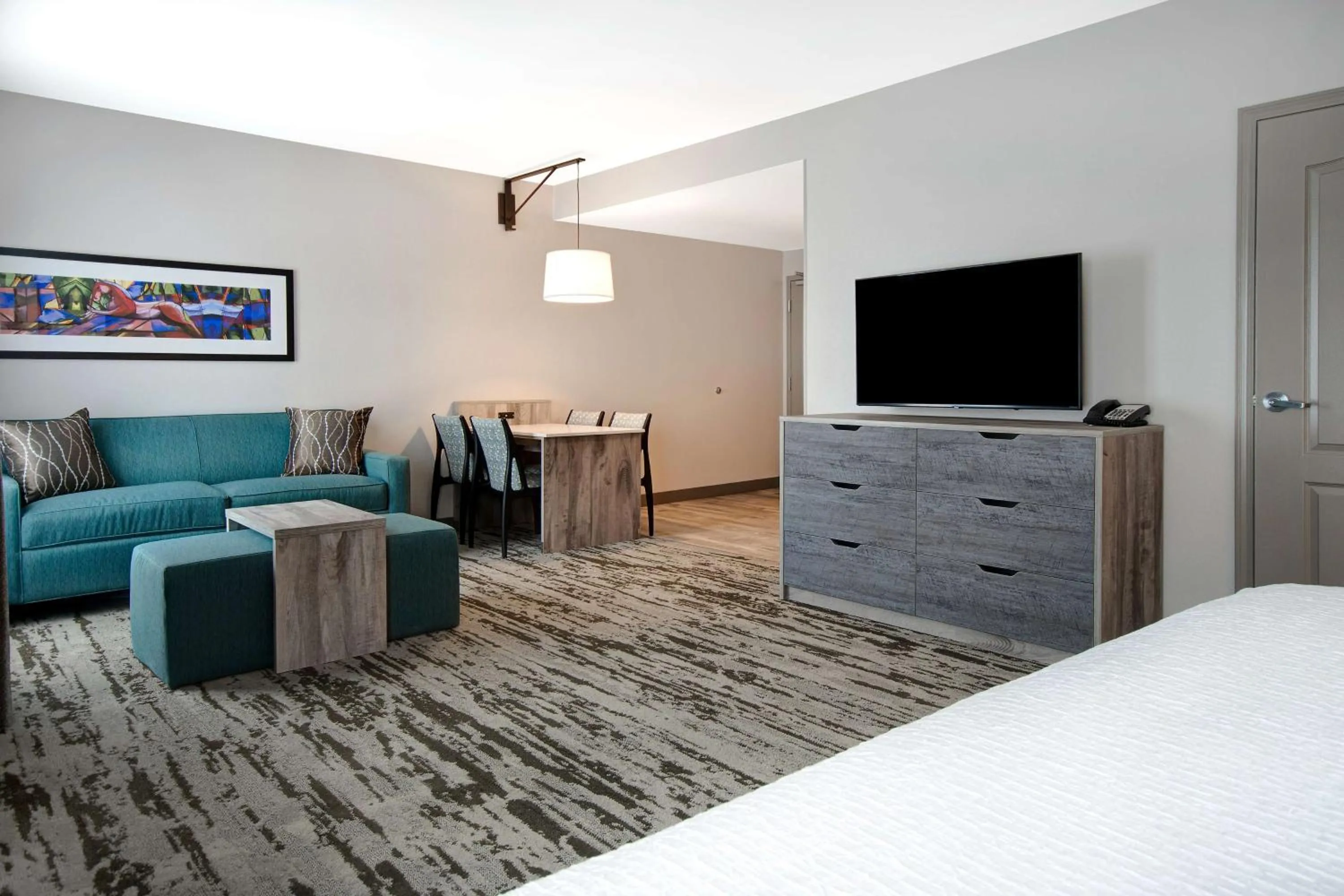 Living room, Bed in Homewood Suites by Hilton Lexington-Hamburg