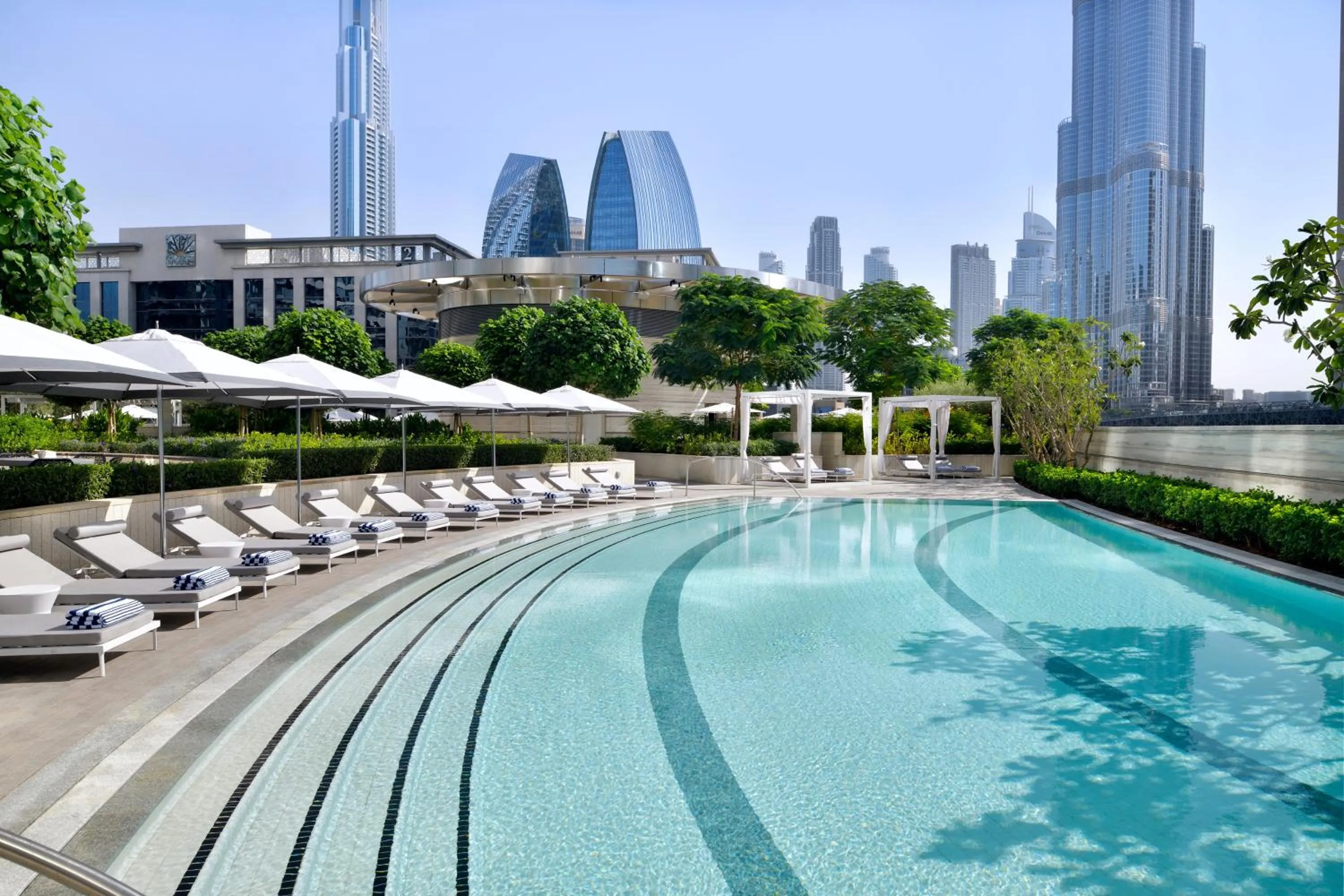 Swimming pool in Address Sky View, Downtown Dubai
