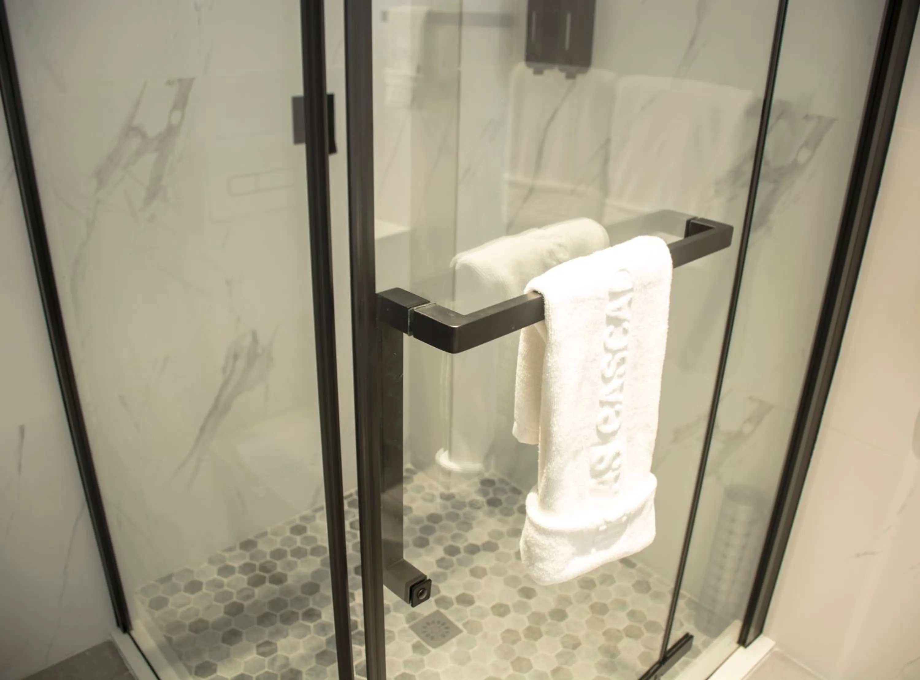 Shower in Hotel Las Cascadas