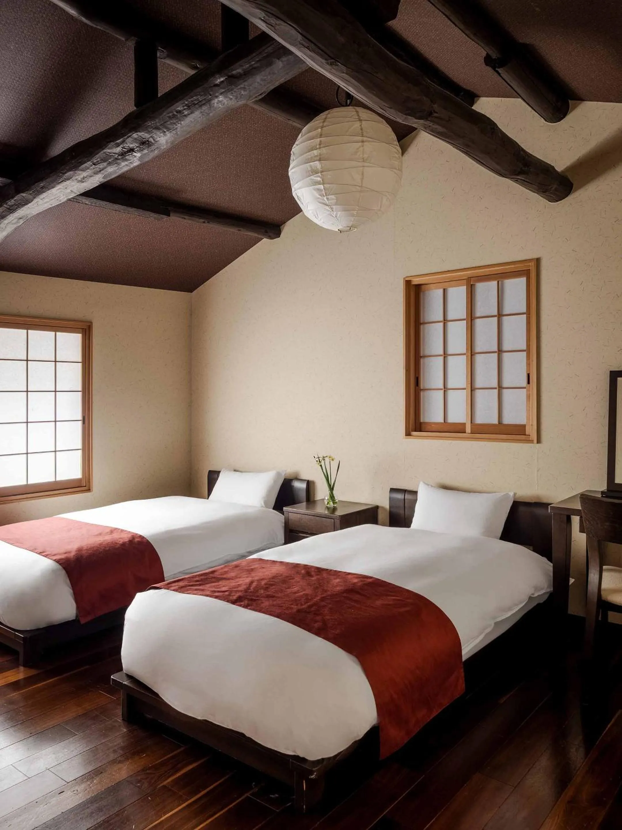 Bed in Akane an Machiya House