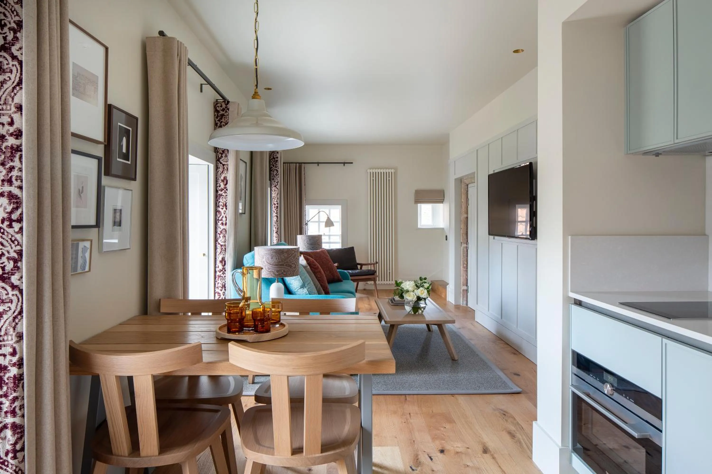 Seating area in Abbey Strand Apartments, at Holyrood