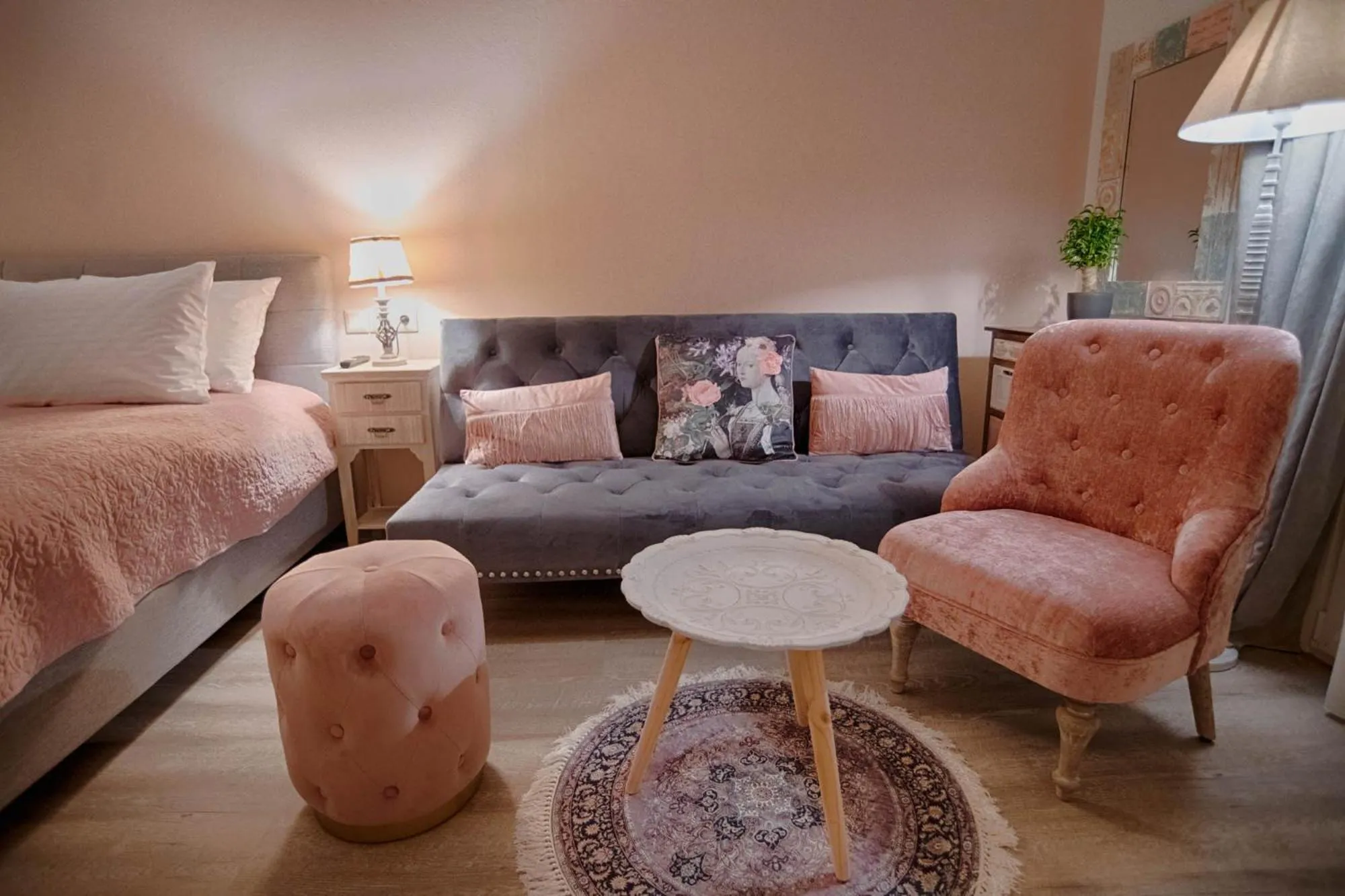 Seating area, Bed in Sali Boutique hotel