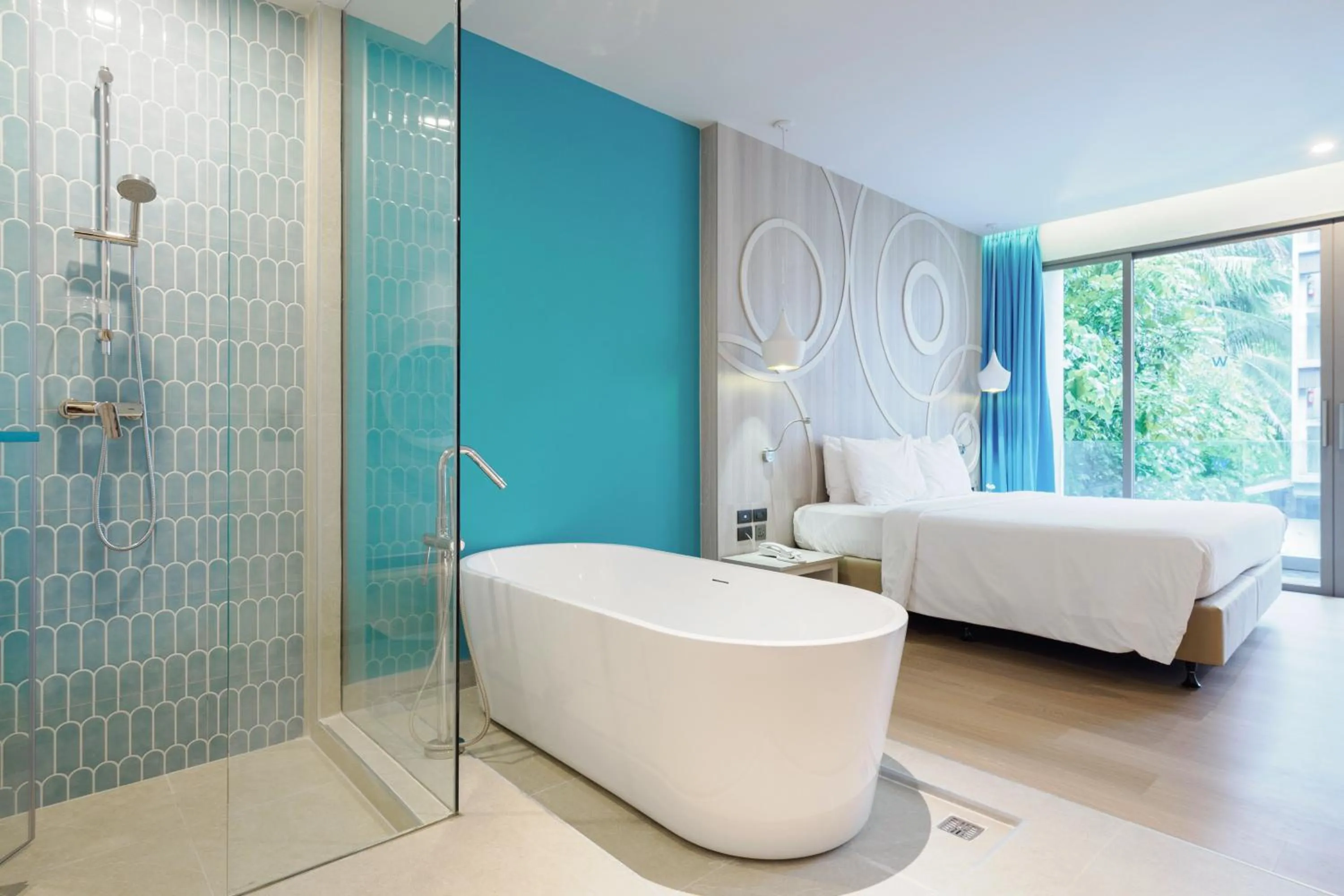 Bathroom, Bed in The Waters Khao Lak by Katathani - SHA Extra Plus