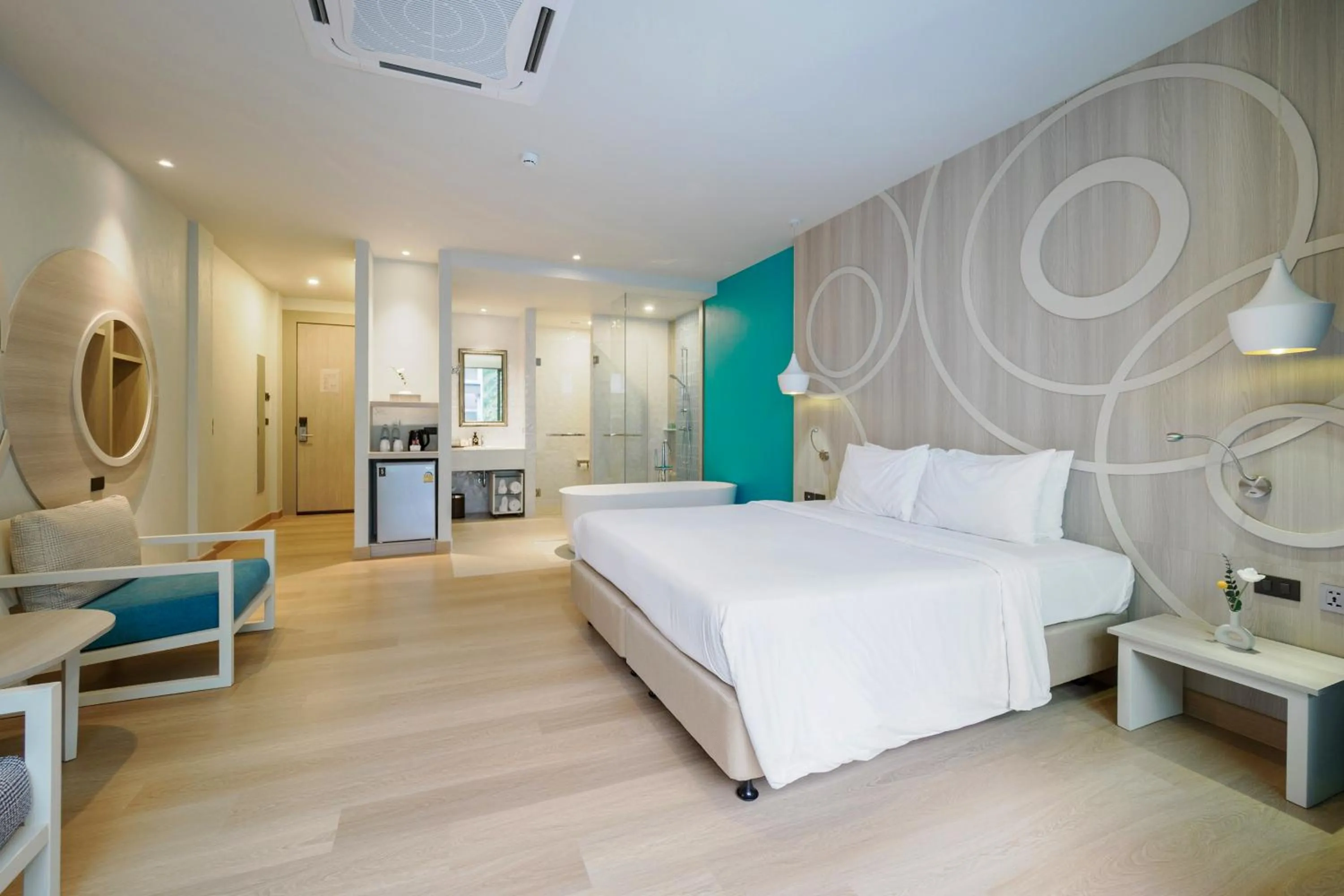 Bedroom, Bed in The Waters Khao Lak by Katathani - SHA Extra Plus