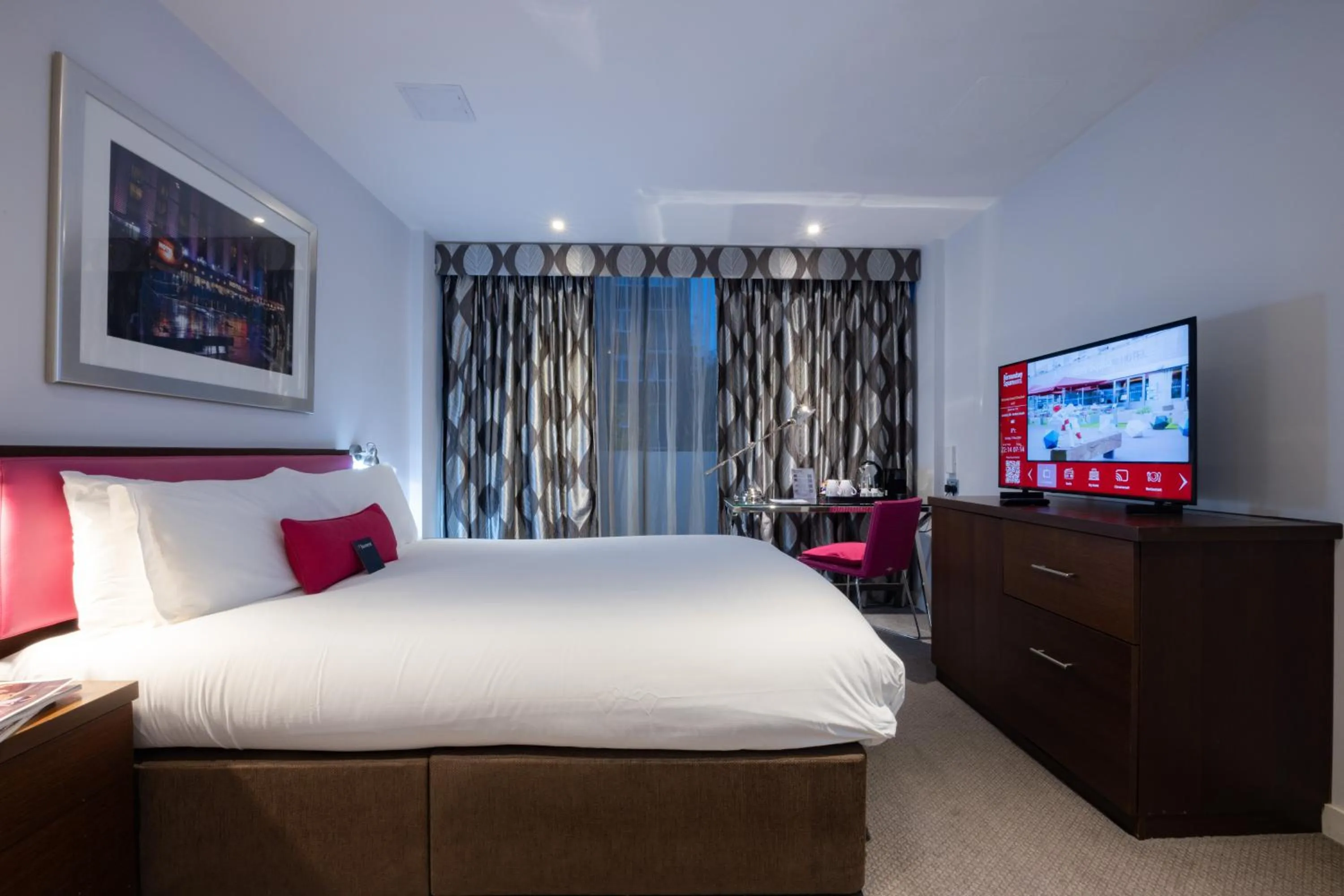 Bedroom, Bed in Bermondsey Square Hotel - A Bespoke Hotel