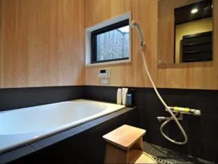 Bathroom, Bed in Kikyo-an Cozy Private Machiya near JR Nijo Station