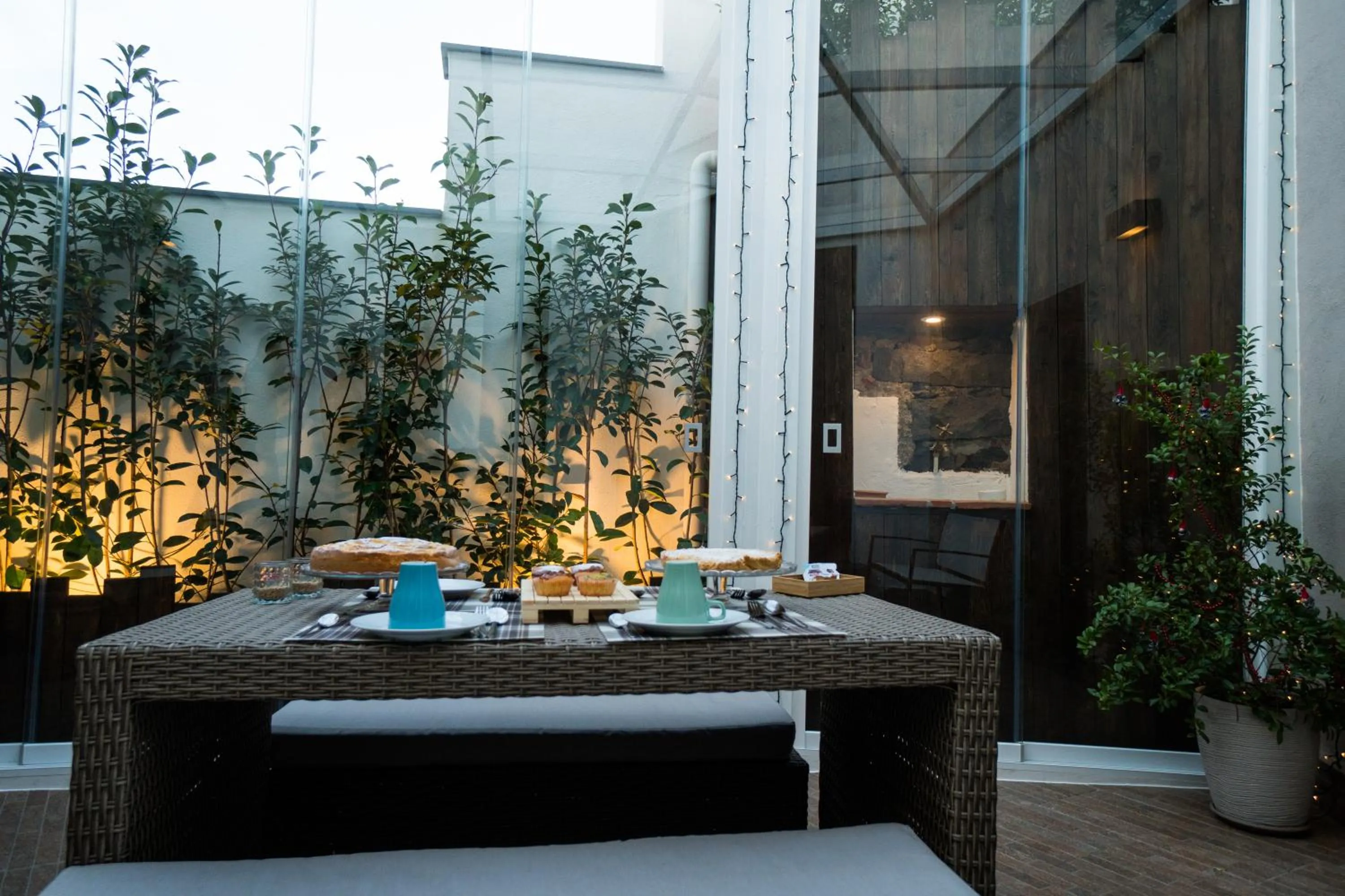 Patio in B&B La Casetta