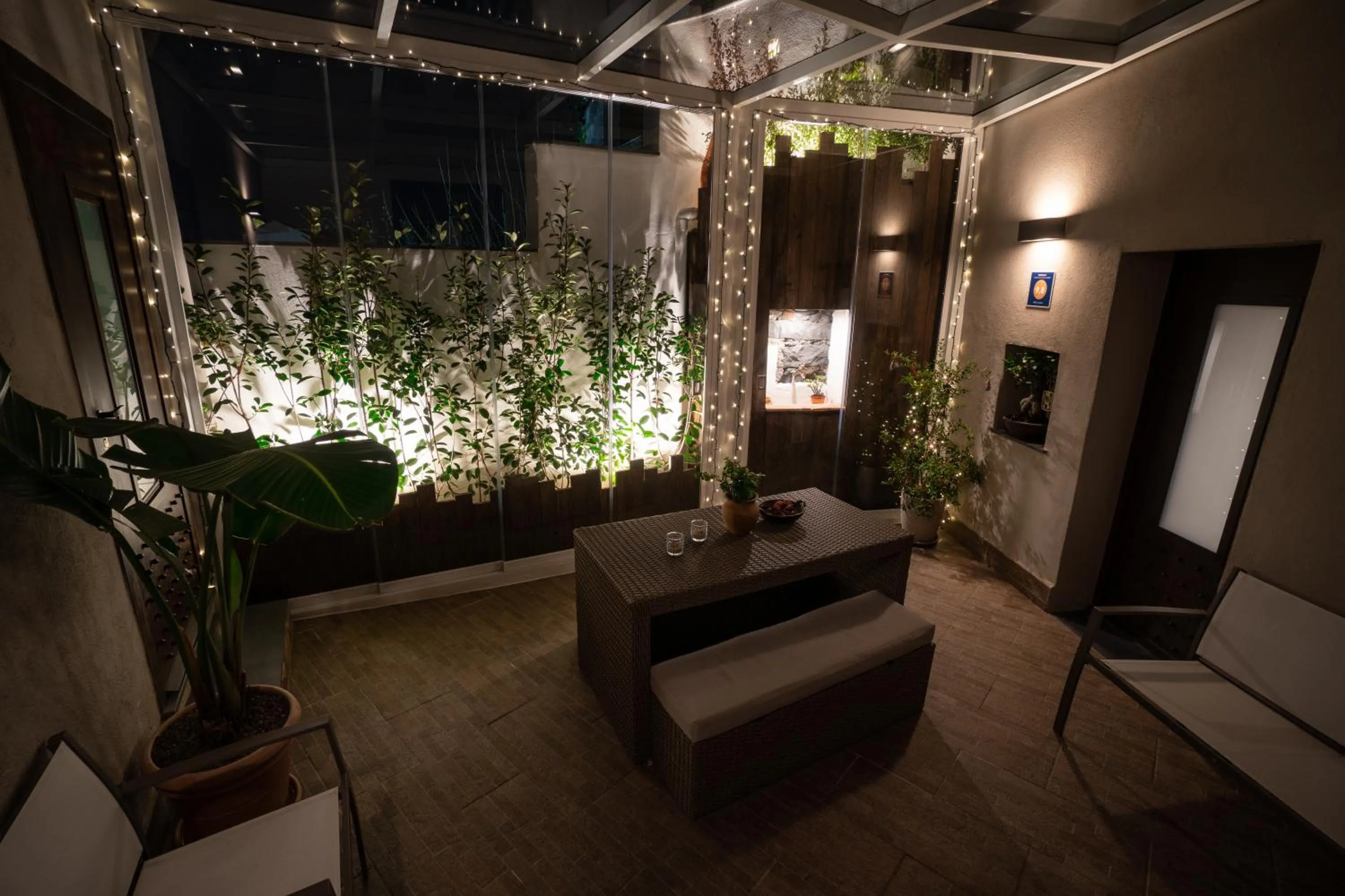 Patio in B&B La Casetta