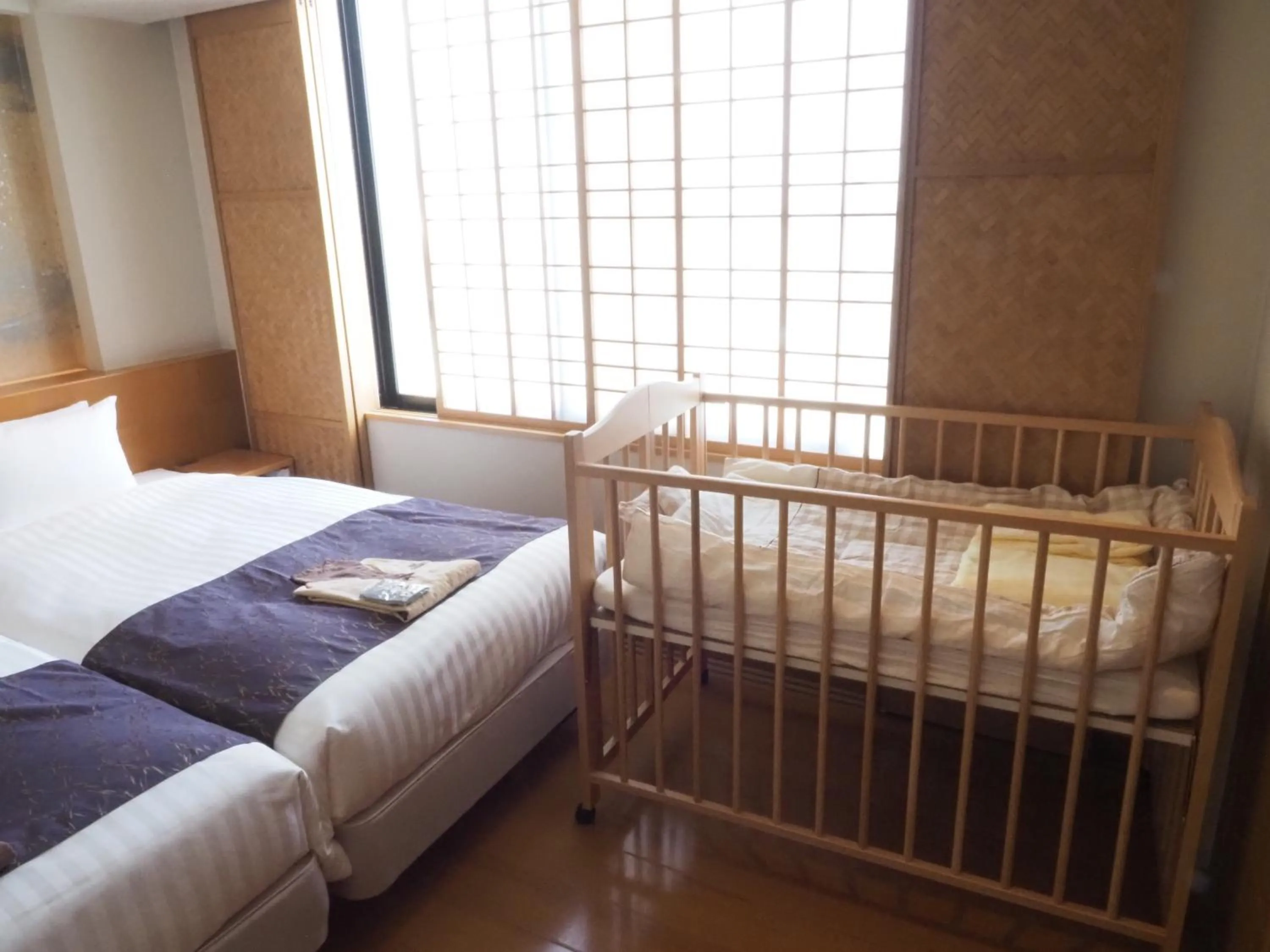 Photo of the whole room, Bed in Nara Plaza Hotel