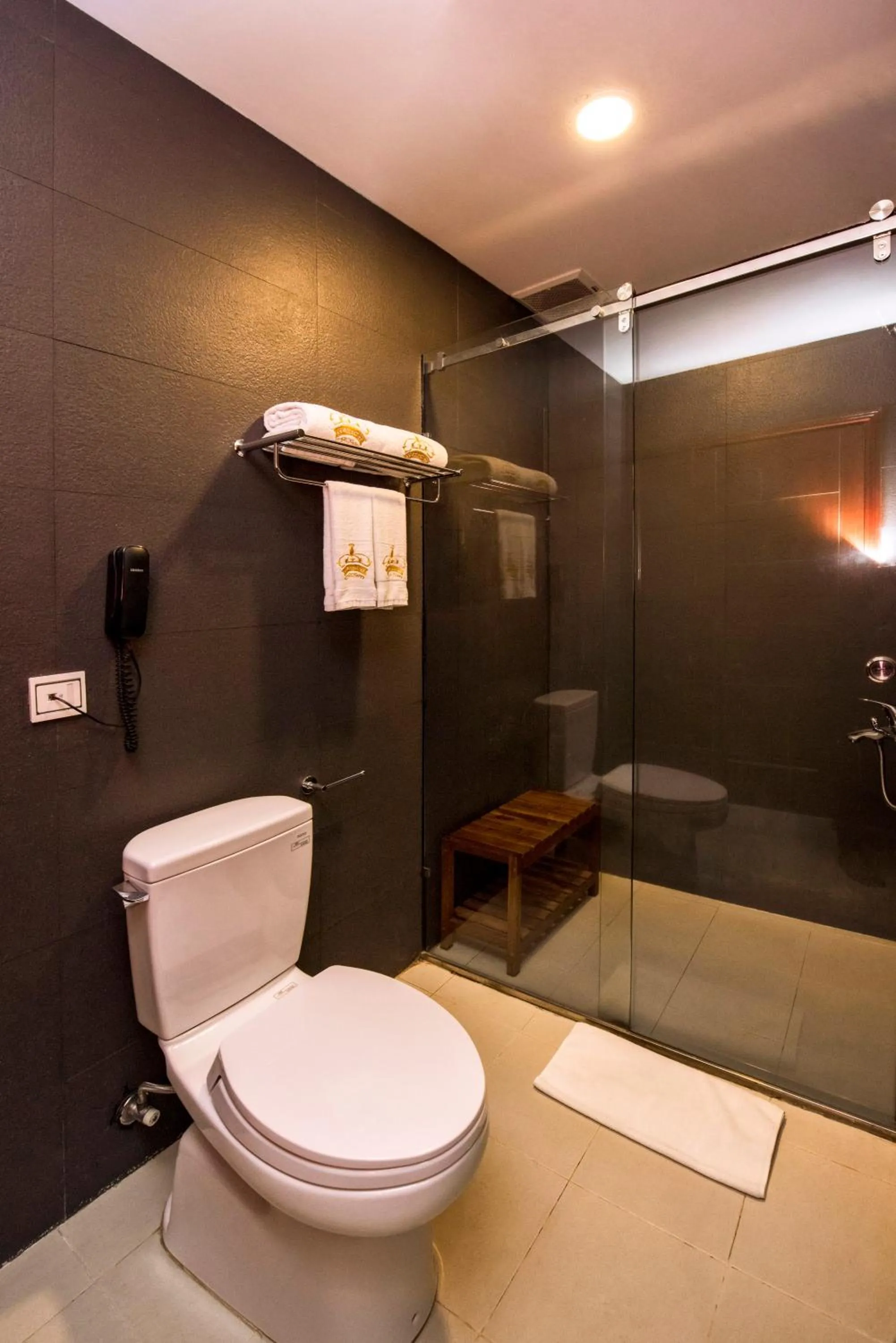 Shower, Bathroom in Golden Crown Hotel