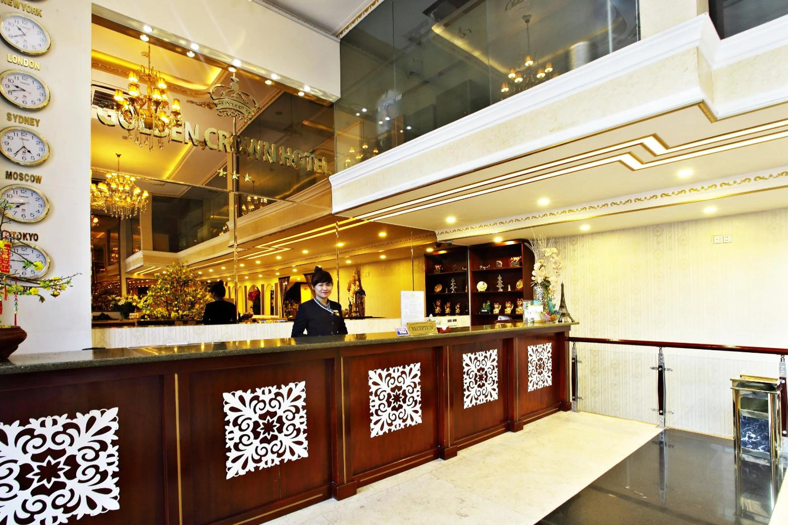 Lobby or reception, Lobby/Reception in Golden Crown Hotel