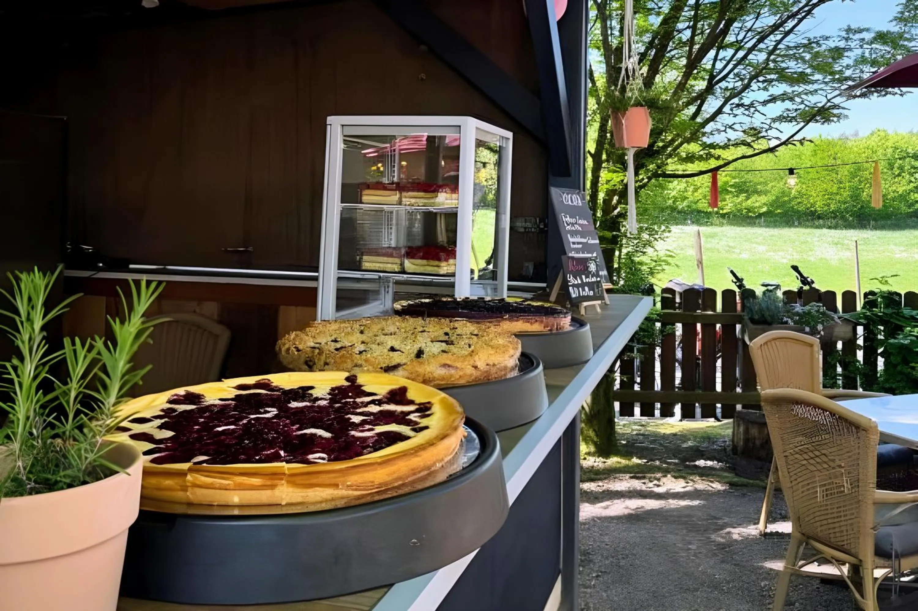 Garden in Landhotel Grashof