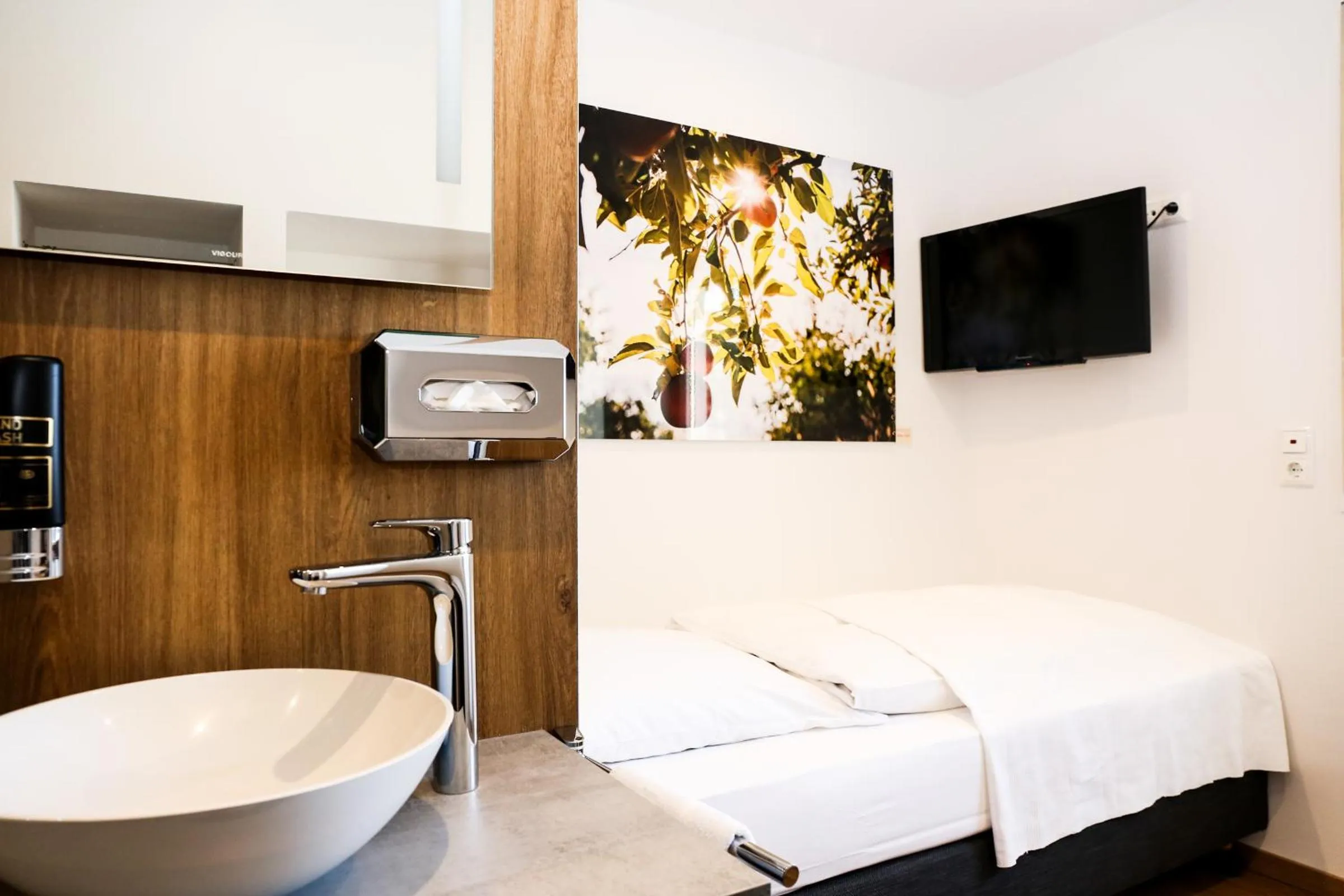 Bed in Landhotel Grashof