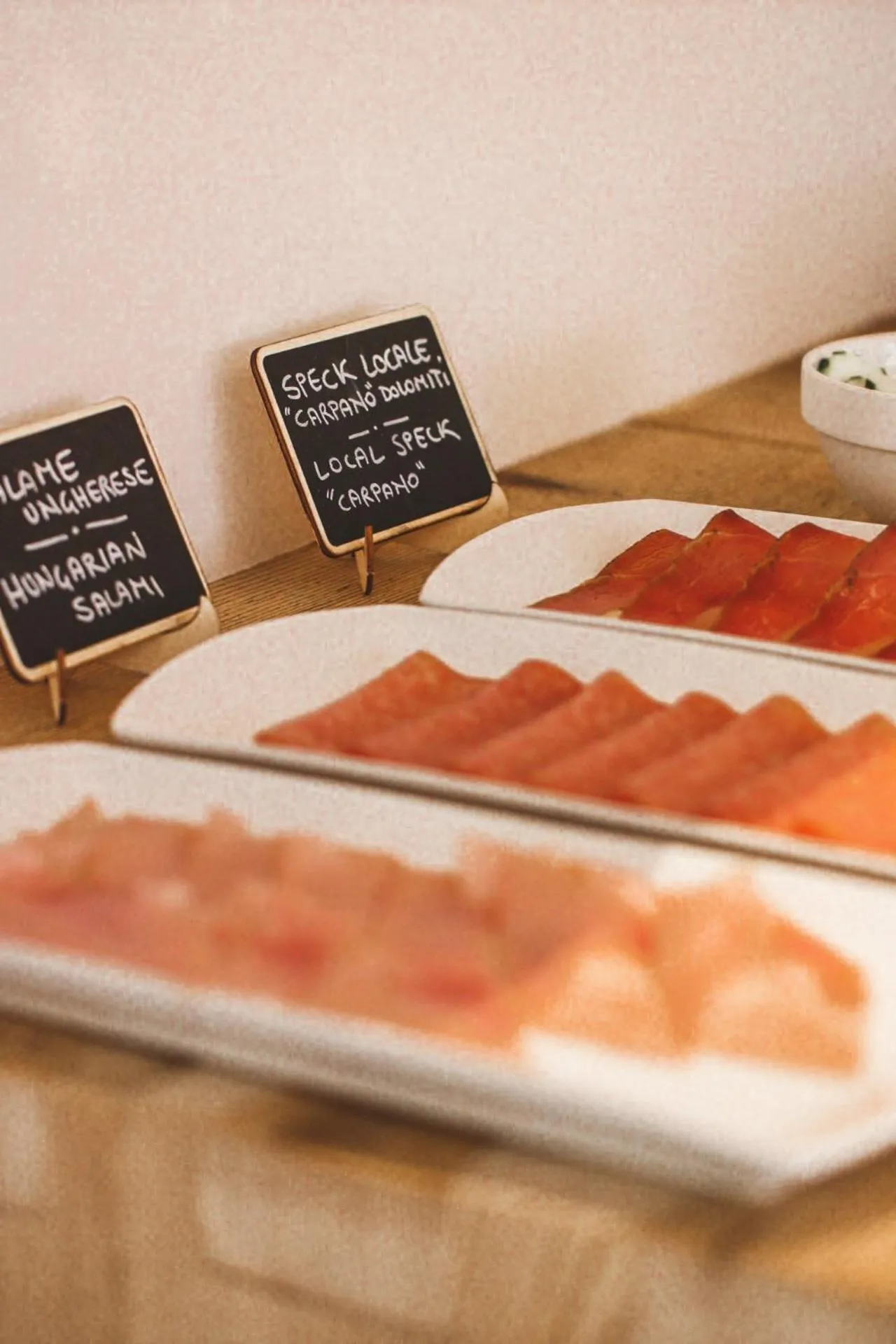 Food close-up in Camina Suite and Spa