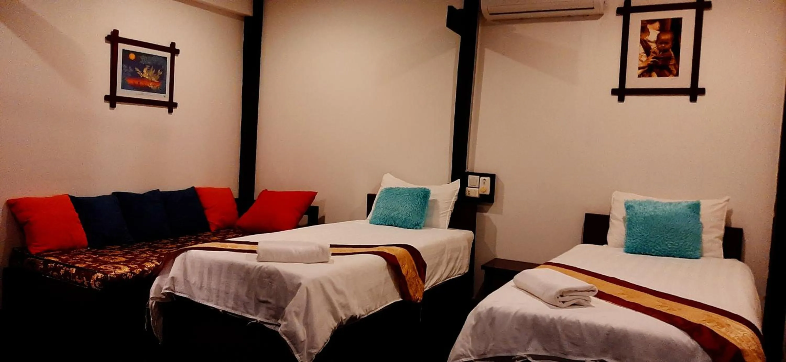 View (from property/room), Bed in Saynamkhan River View