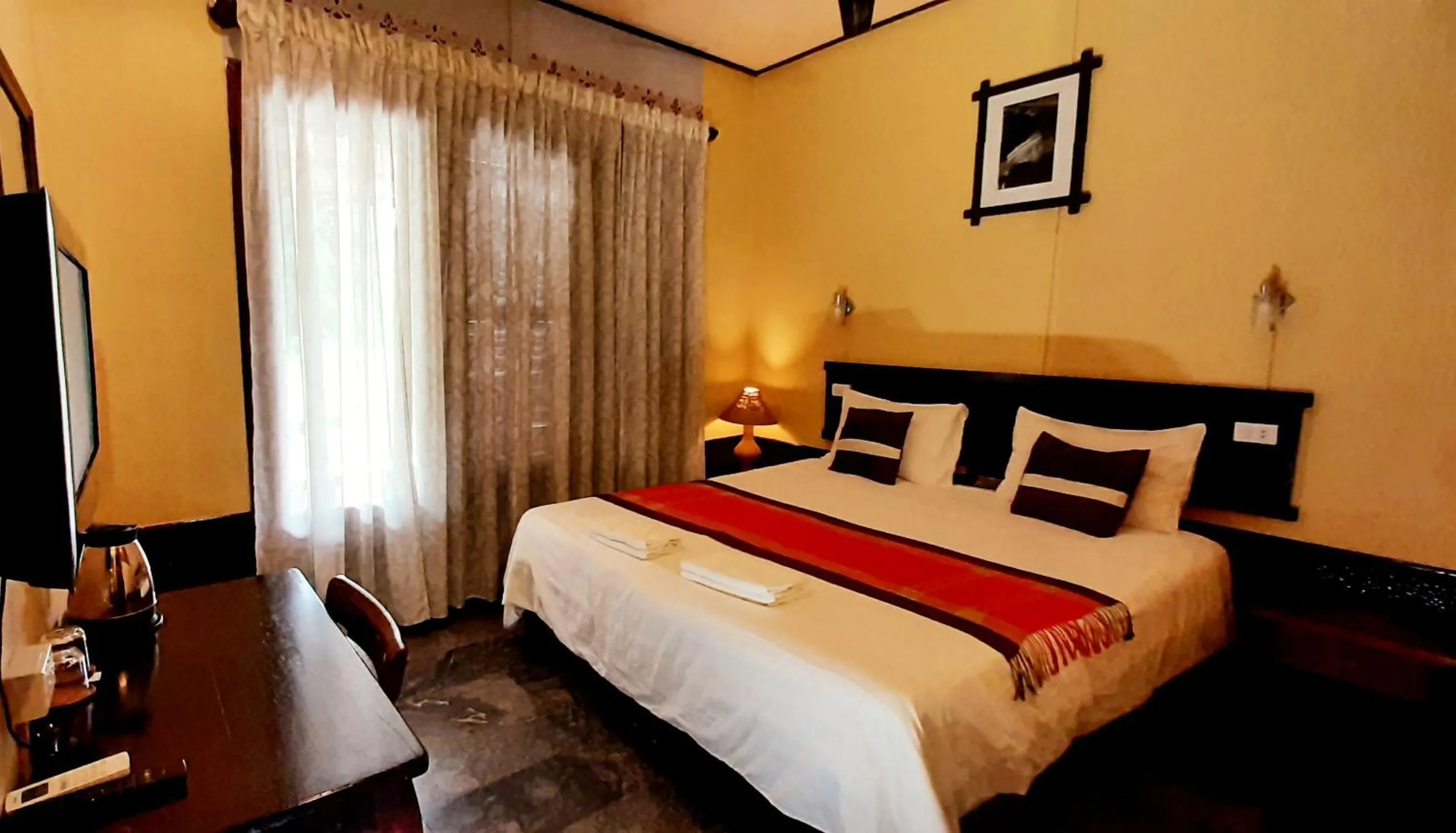 View (from property/room), Bed in Saynamkhan River View