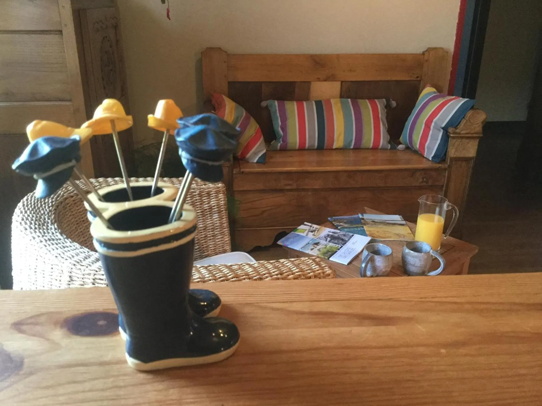 Living room in Les Chambres de Kermenguy