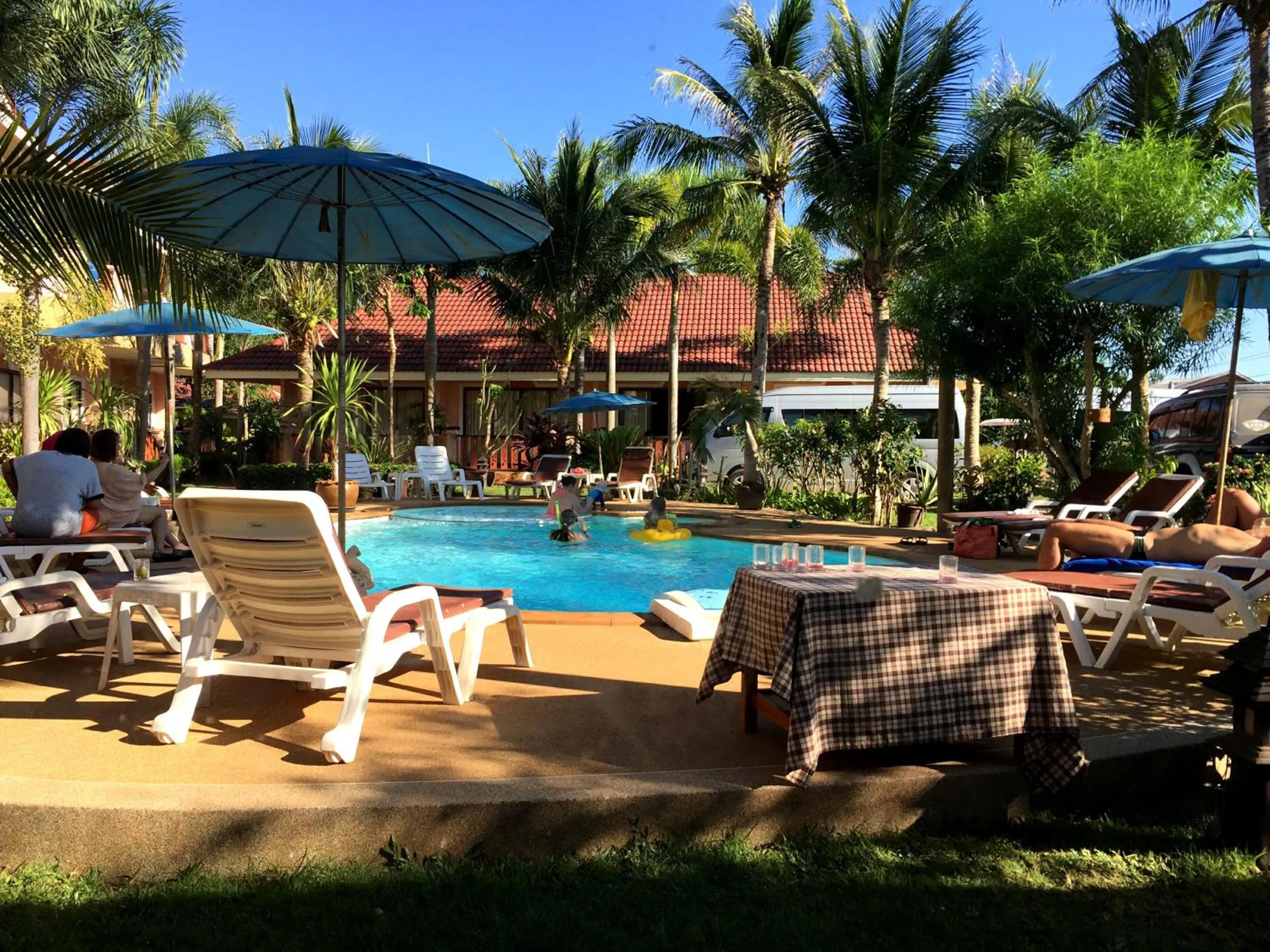 Patio in Lanta Seafront Resort