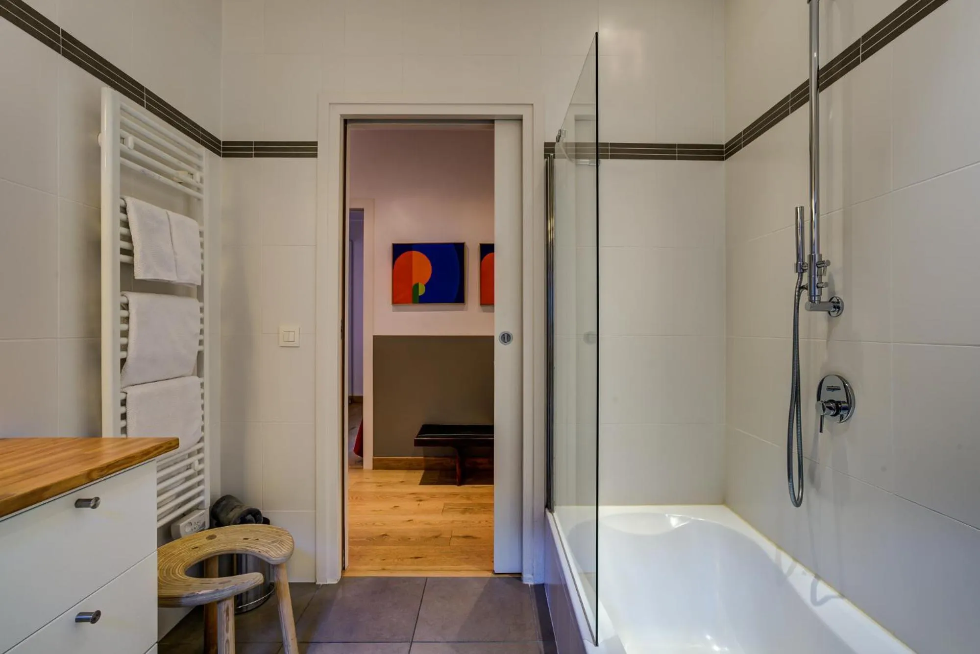 Shower in Villa Mont Blanc