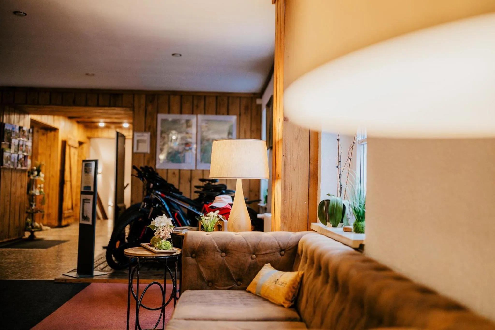 Lobby or reception in HarzHotel Güntersberge