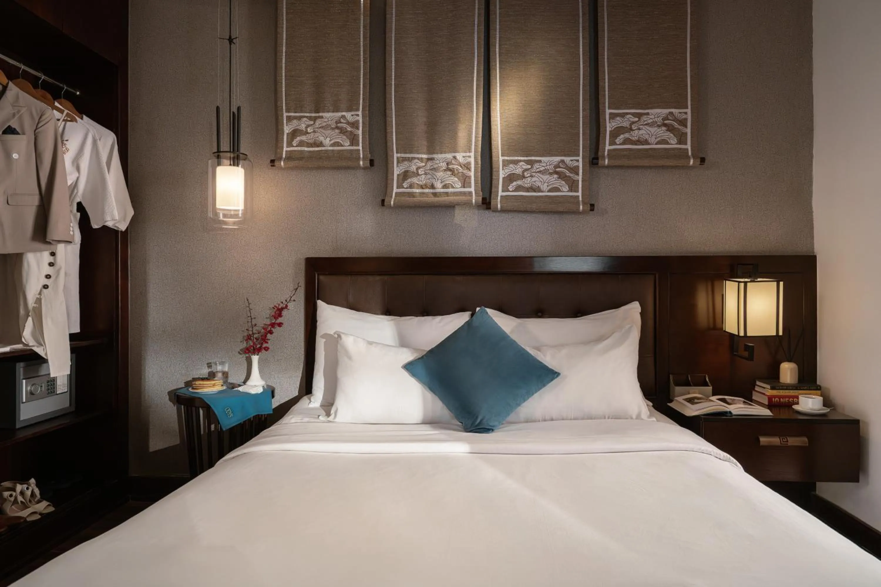 Bed in The Odys Boutique Hotel