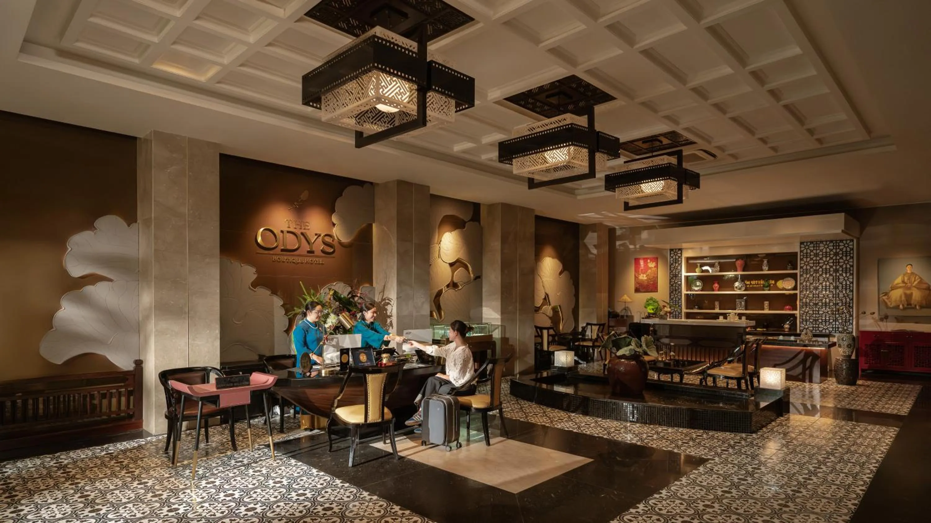 Lobby or reception in The Odys Boutique Hotel