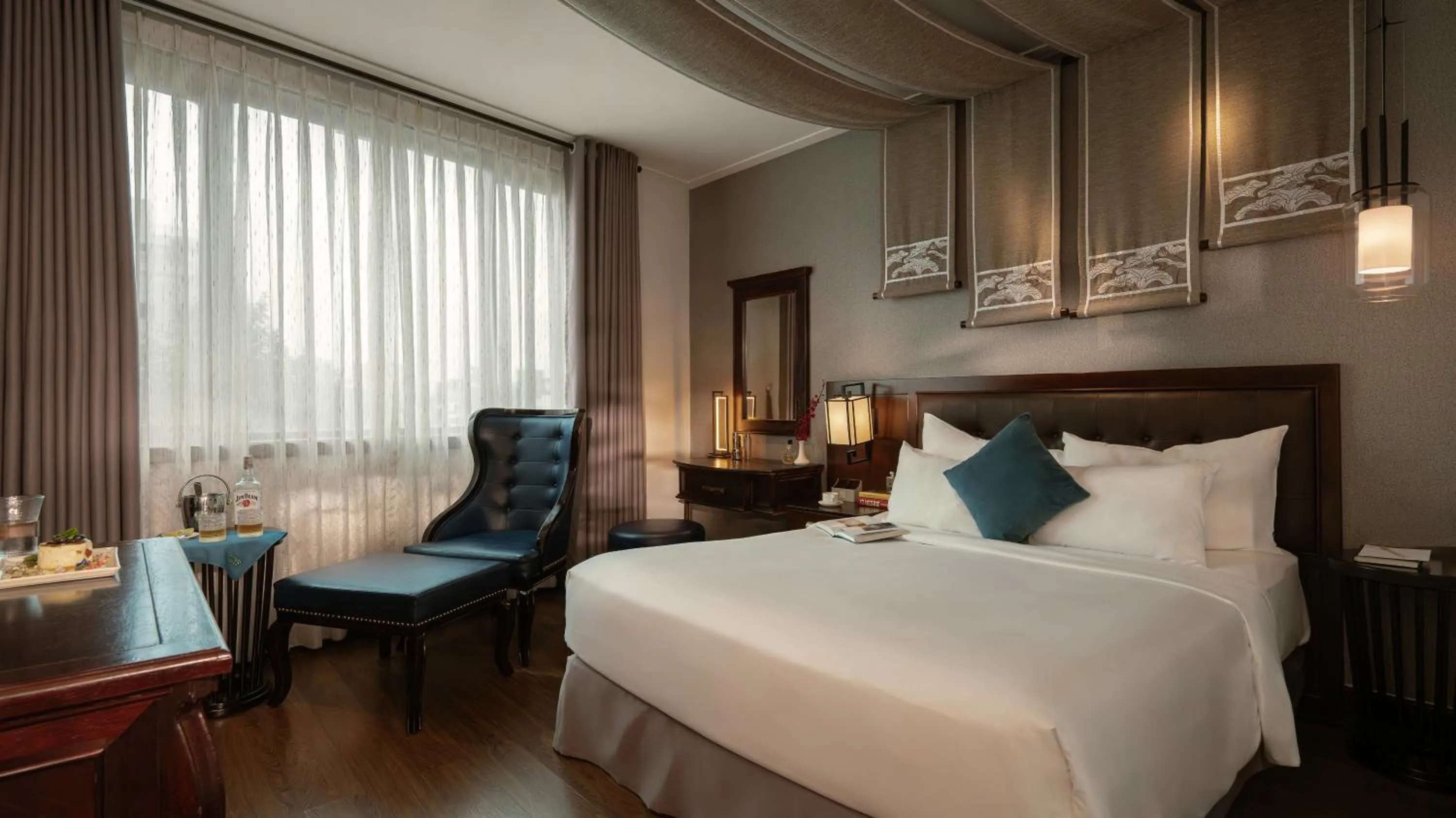 Bed in The Odys Boutique Hotel