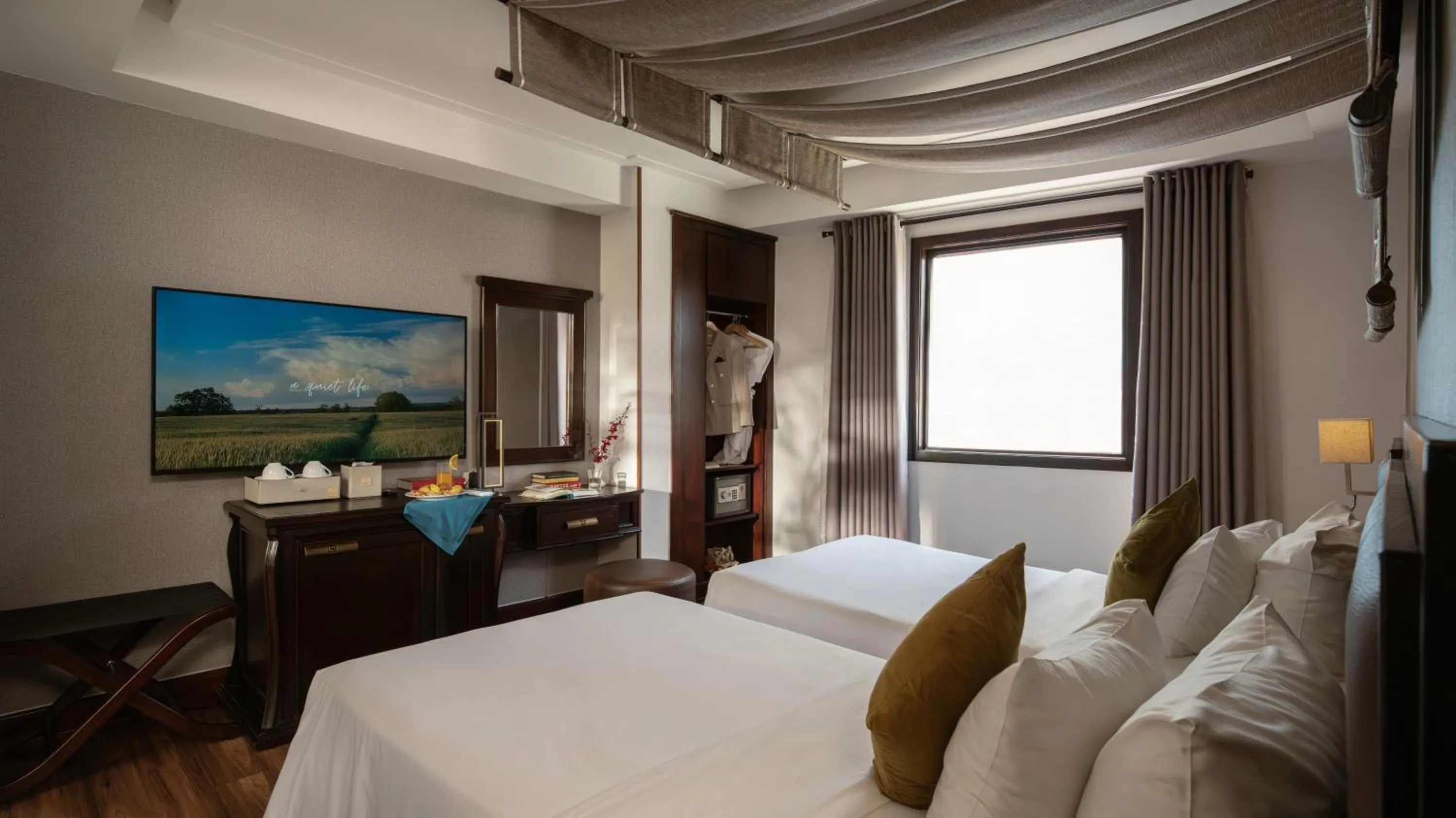 Bed in The Odys Boutique Hotel