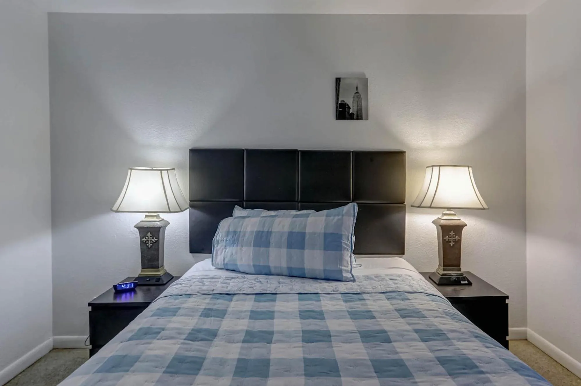 Bed in Green Seas Motel