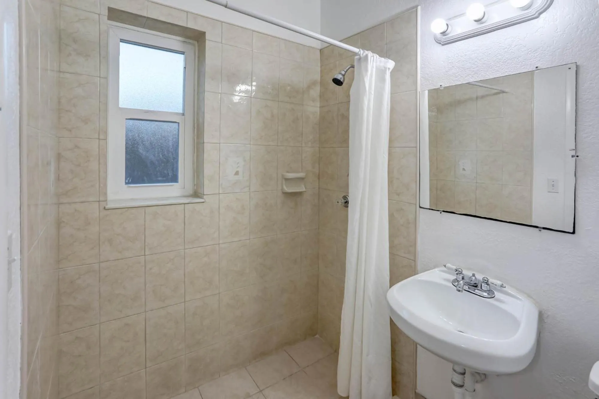 Shower in Green Seas Motel