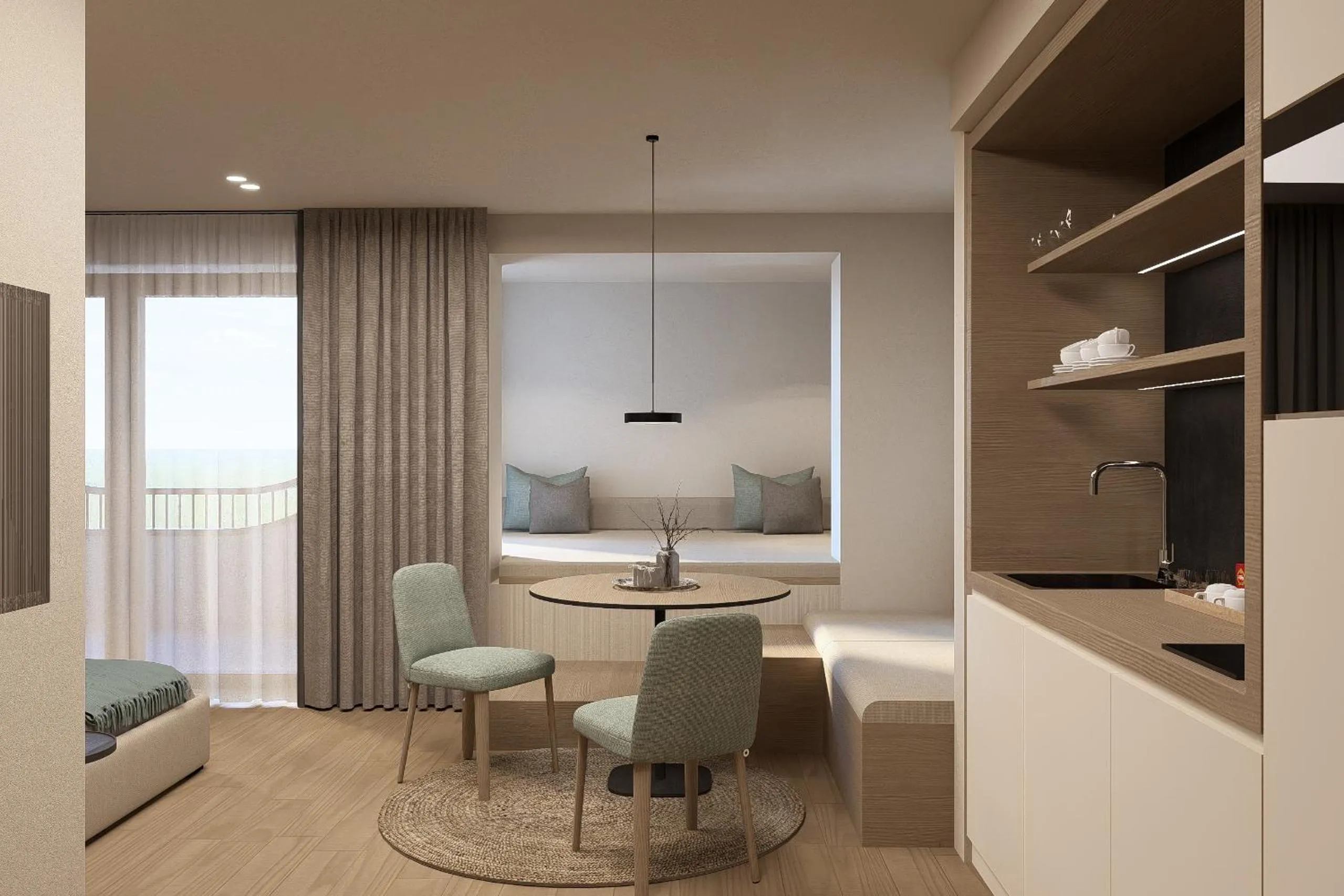 Dining area in Amaris Suites