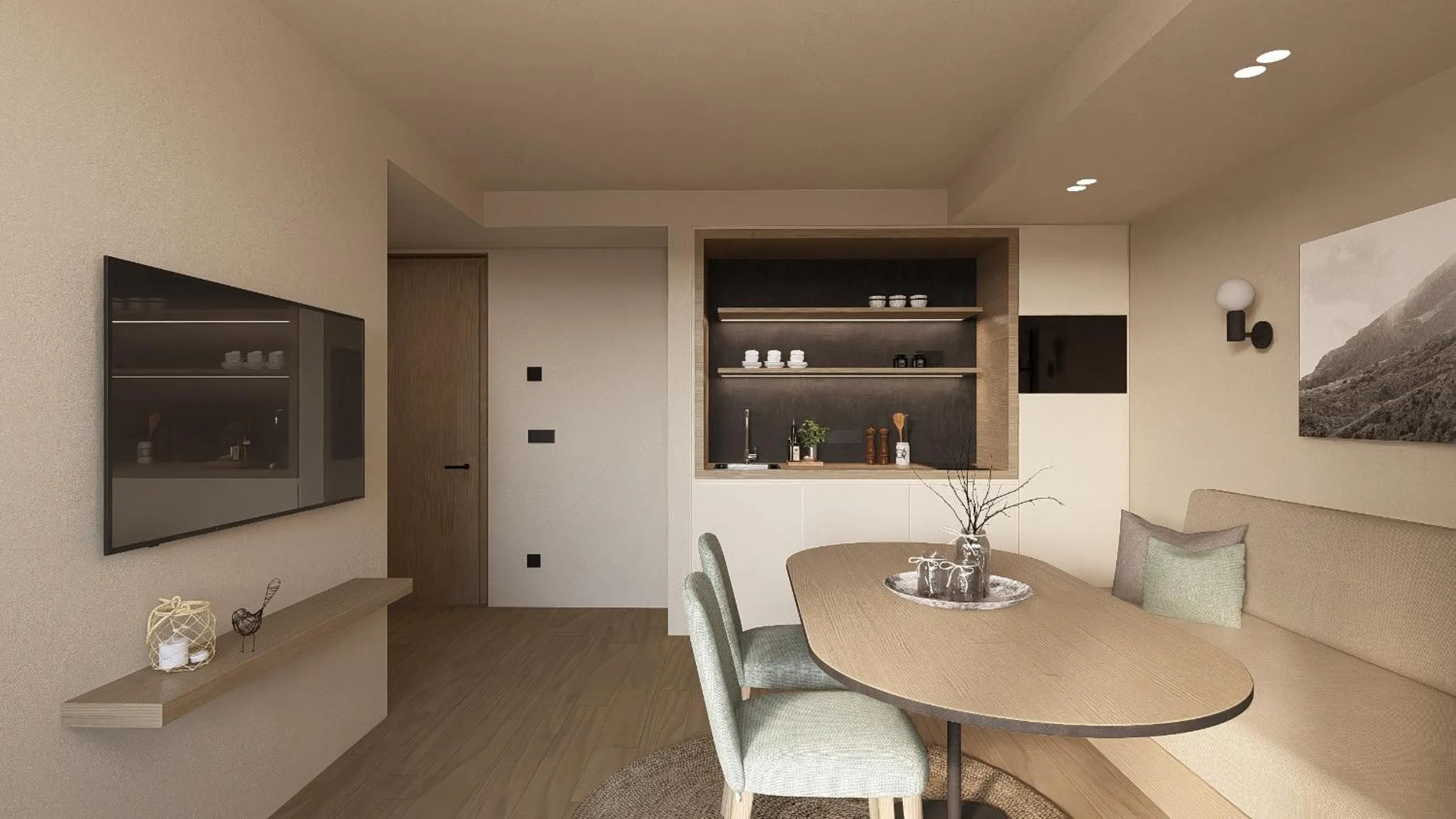 Dining area in Amaris Suites