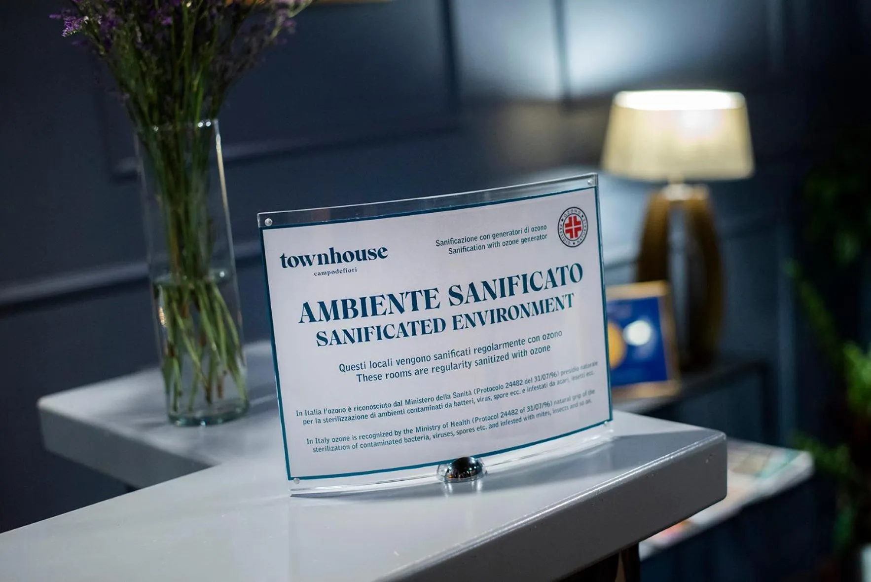 Lobby or reception in Town House Campo De Fiori