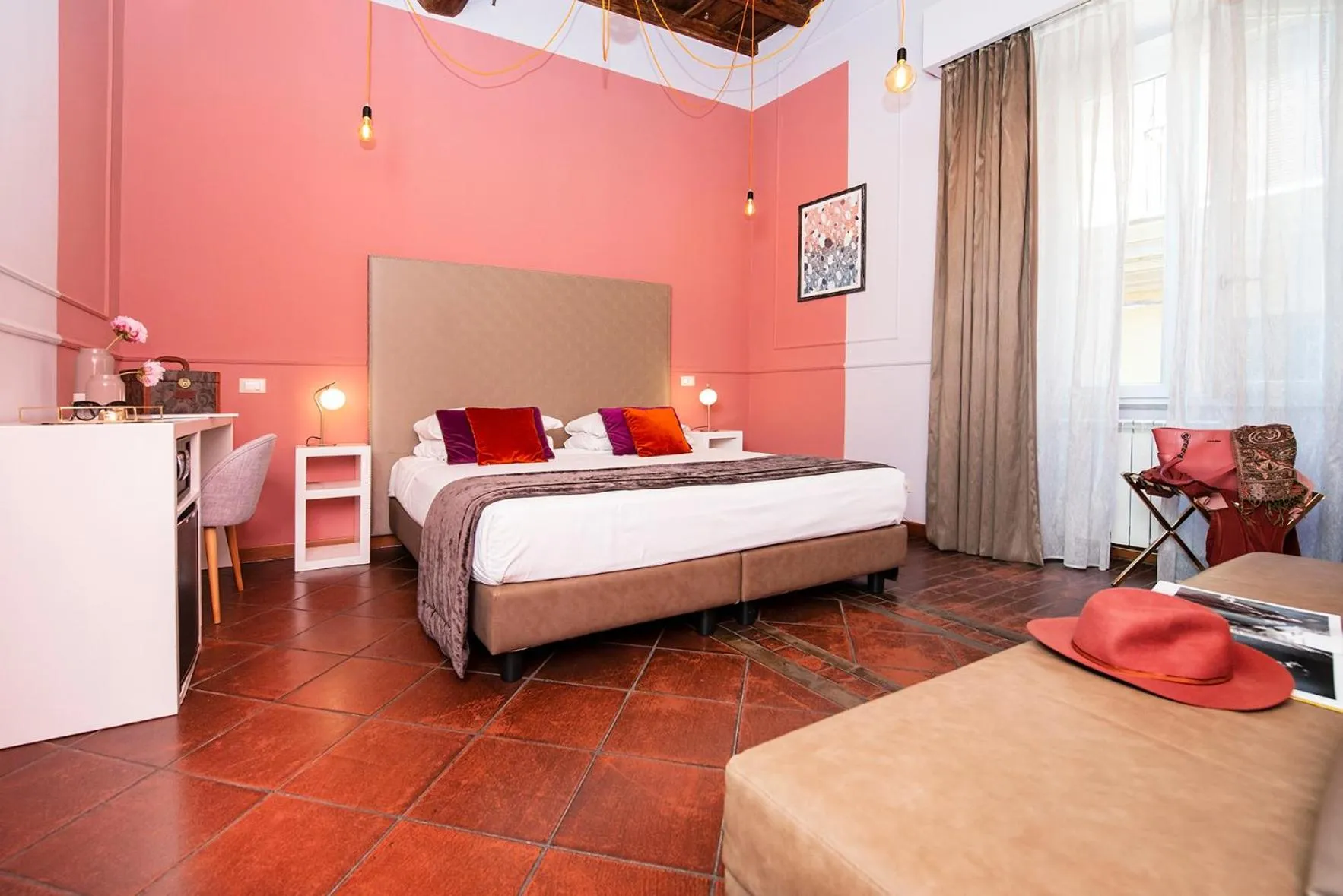 Bed in Town House Campo De Fiori