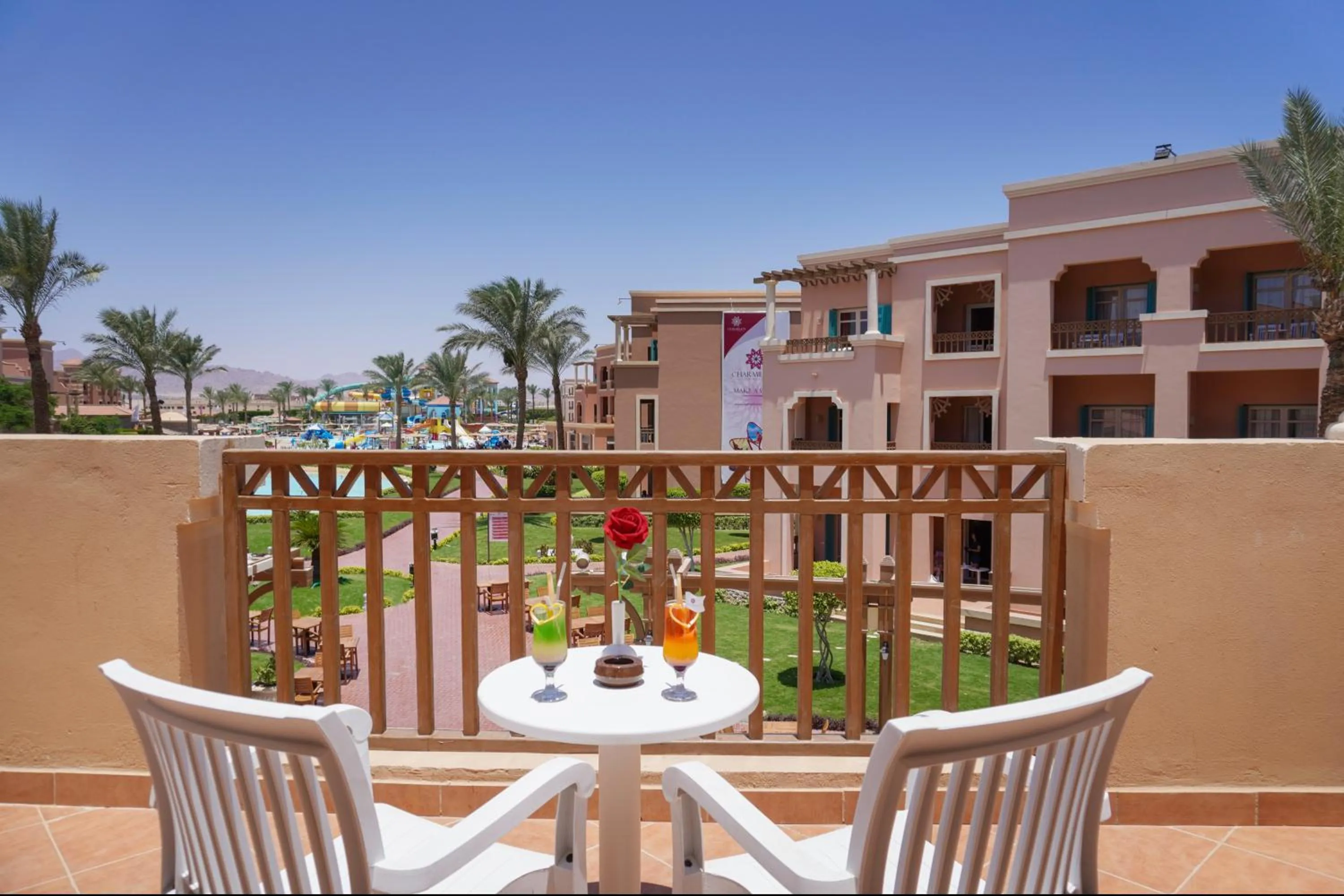 Balcony/Terrace in Charmillion Club Aquapark