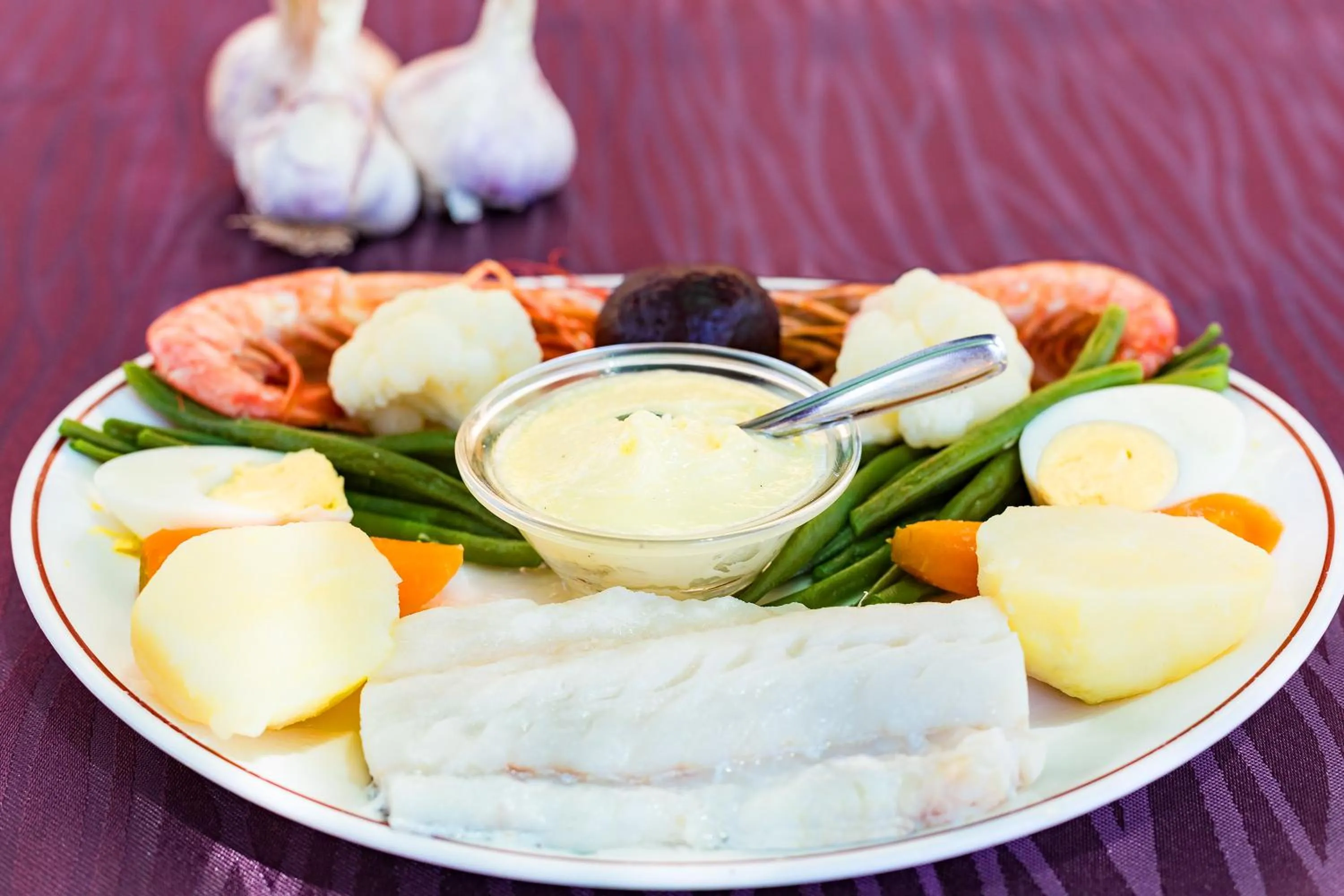 Food close-up in Auberge du Grand Chêne