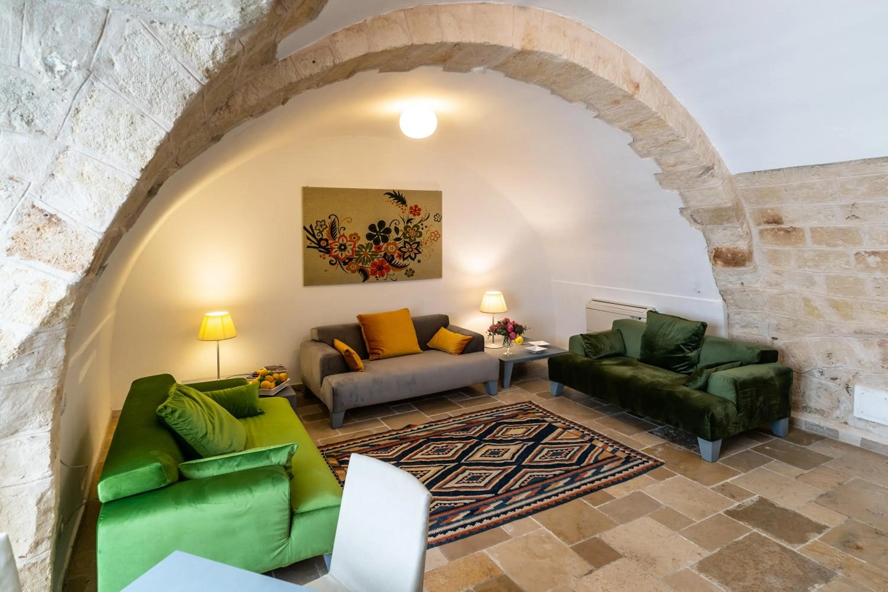 Communal lounge/ TV room in Palazzo Indelli