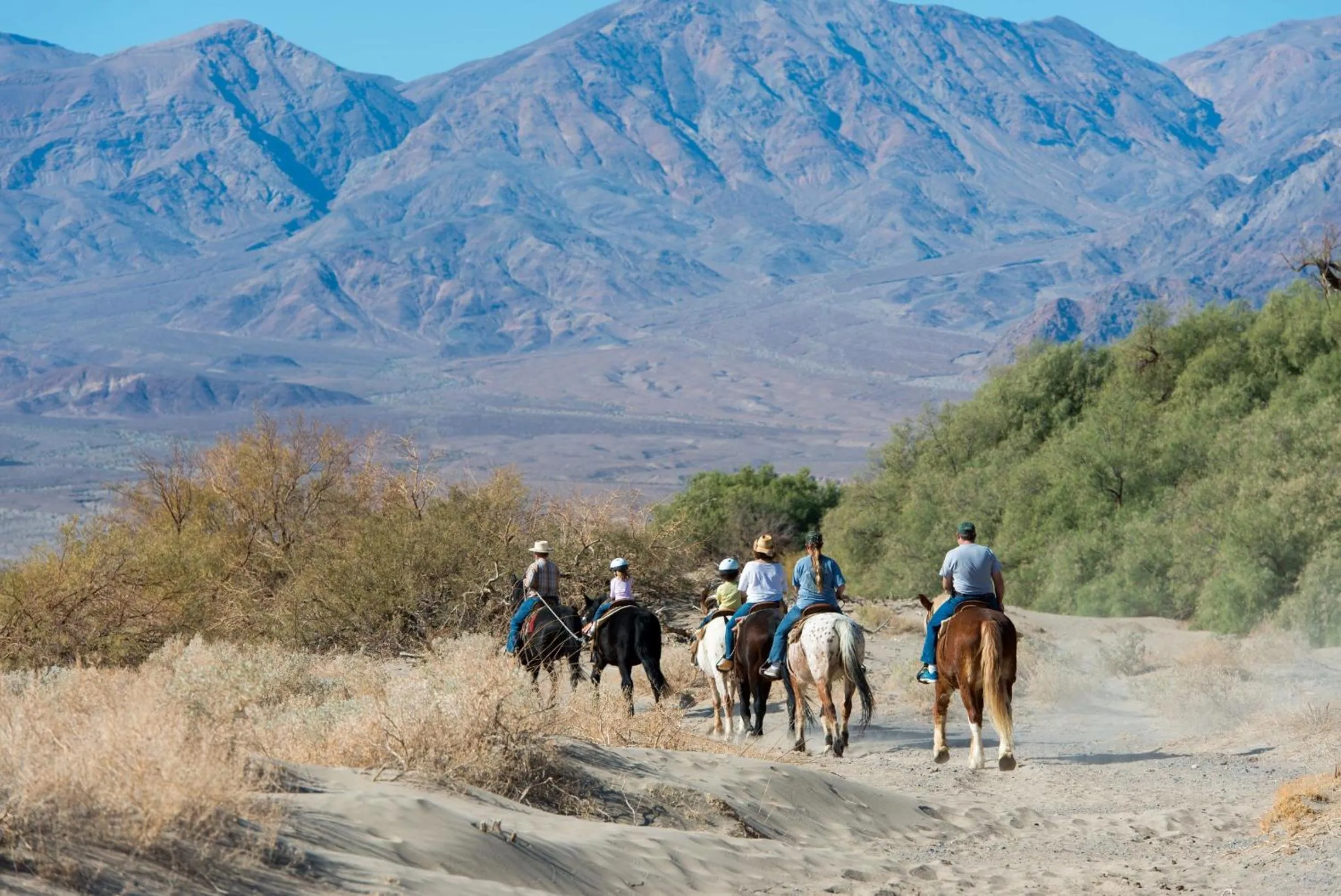 Horse-riding in The Inn at Death Valley
