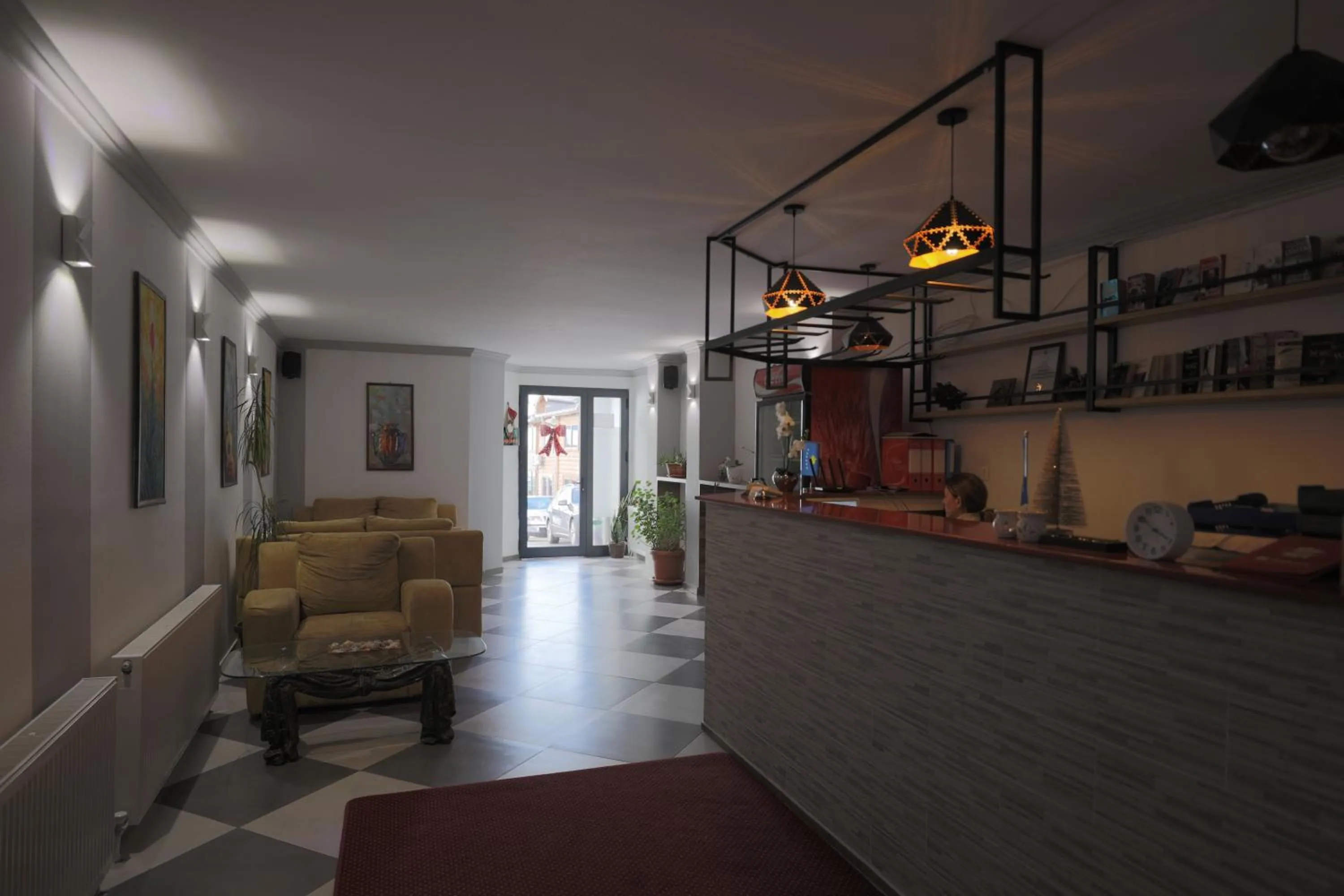 Lobby or reception in Hotel Denis