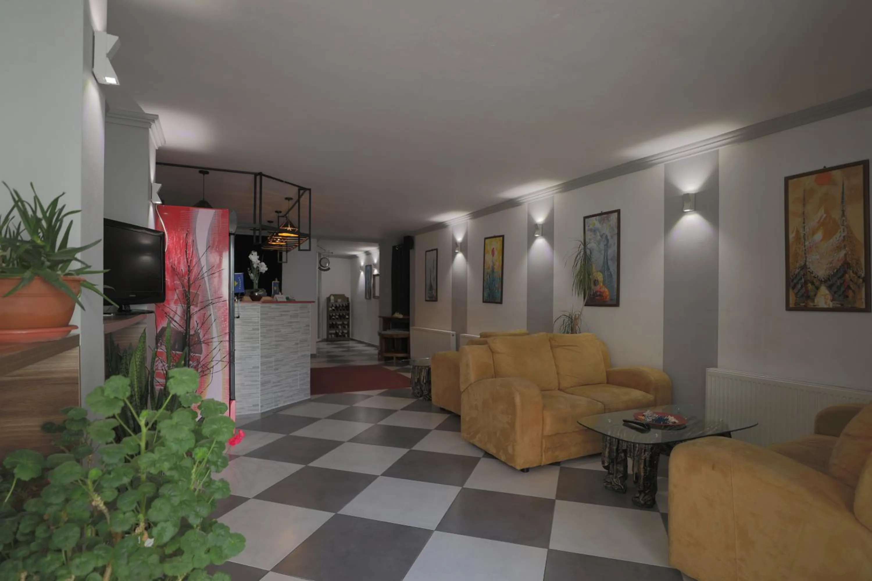 Lobby or reception in Hotel Denis