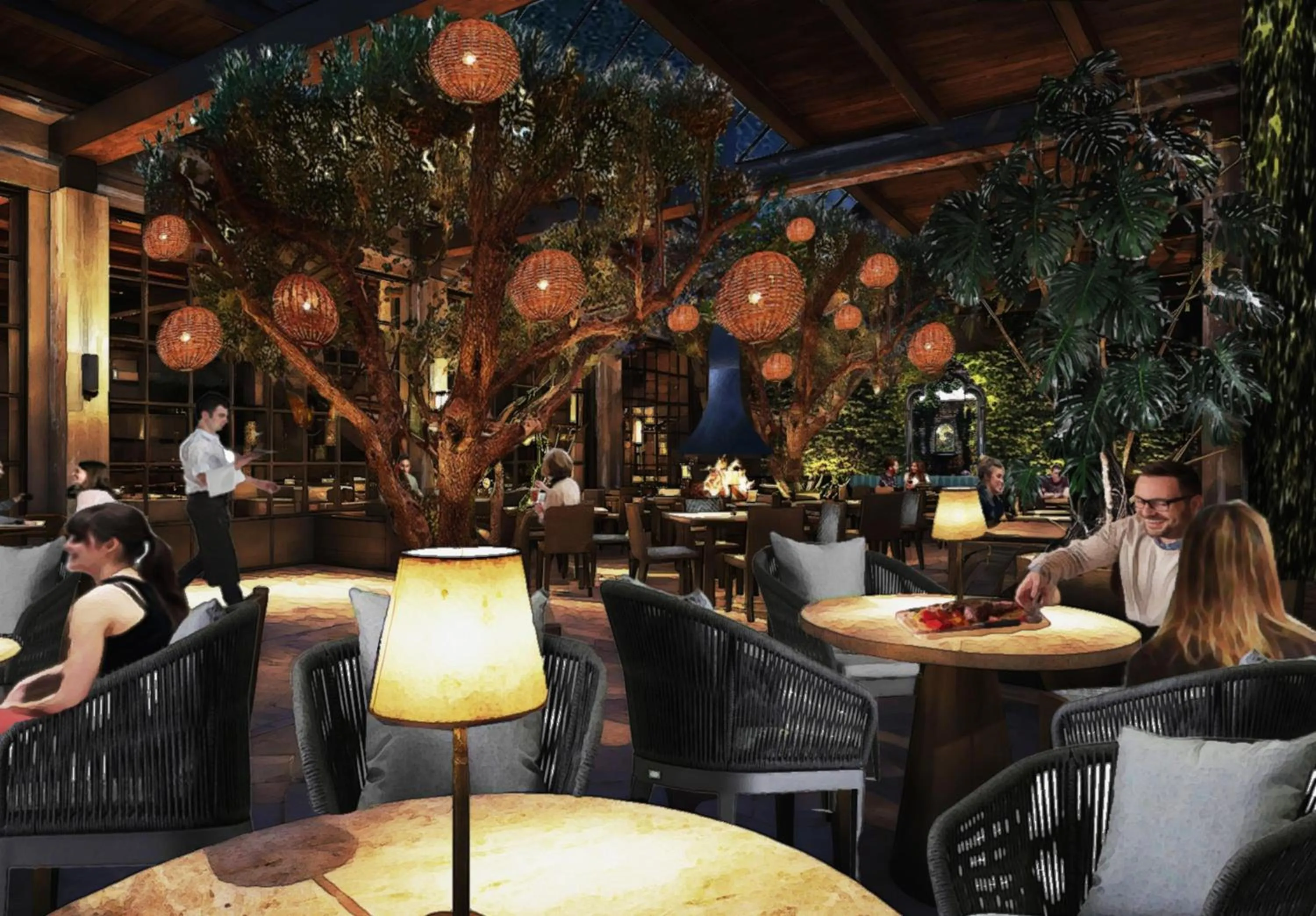 Restaurant/places to eat in Casa Mani Resort Napa Valley, Curio Collection By Hilton