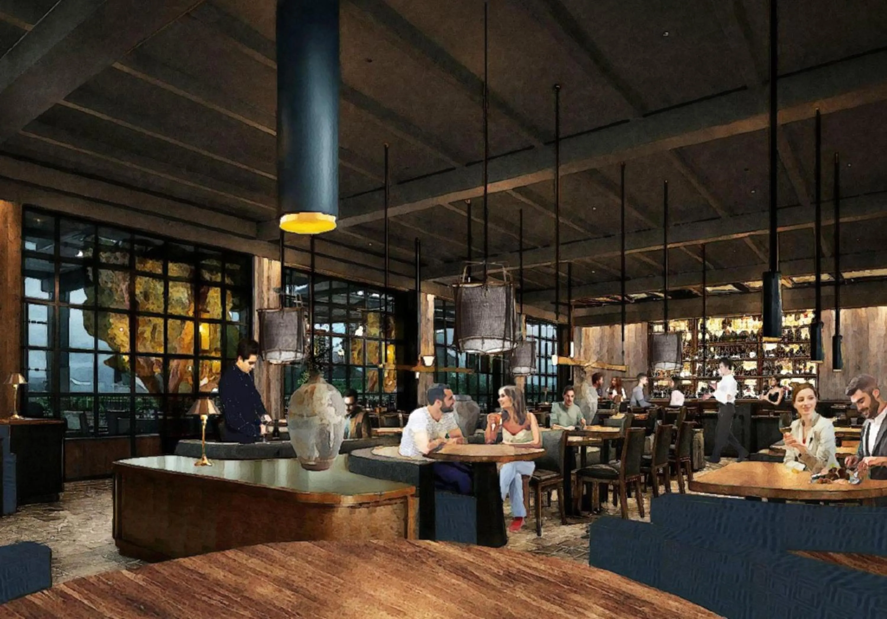 Restaurant/places to eat in Casa Mani Resort Napa Valley, Curio Collection By Hilton