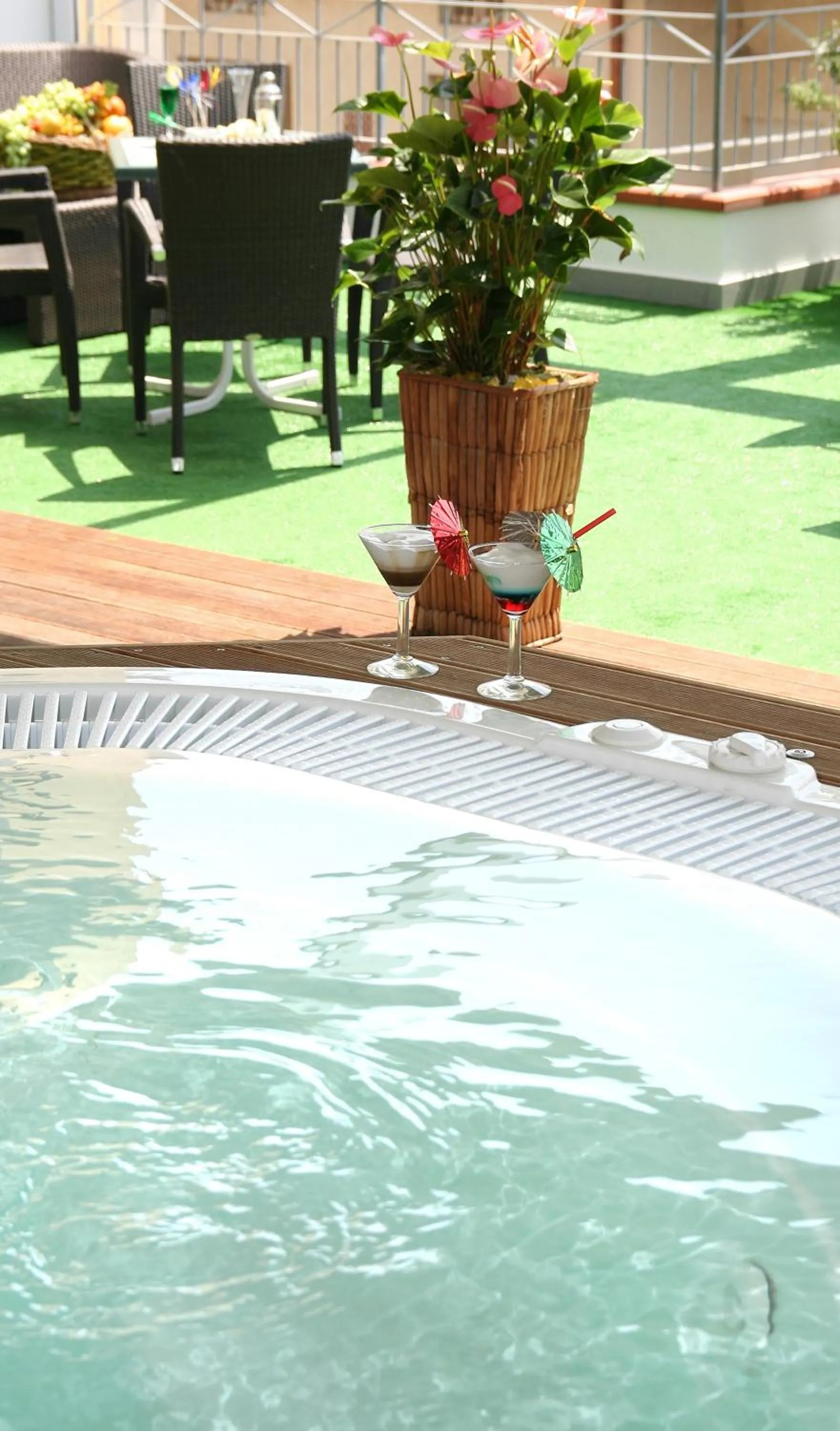 Hot Tub in Hotel Cadiz